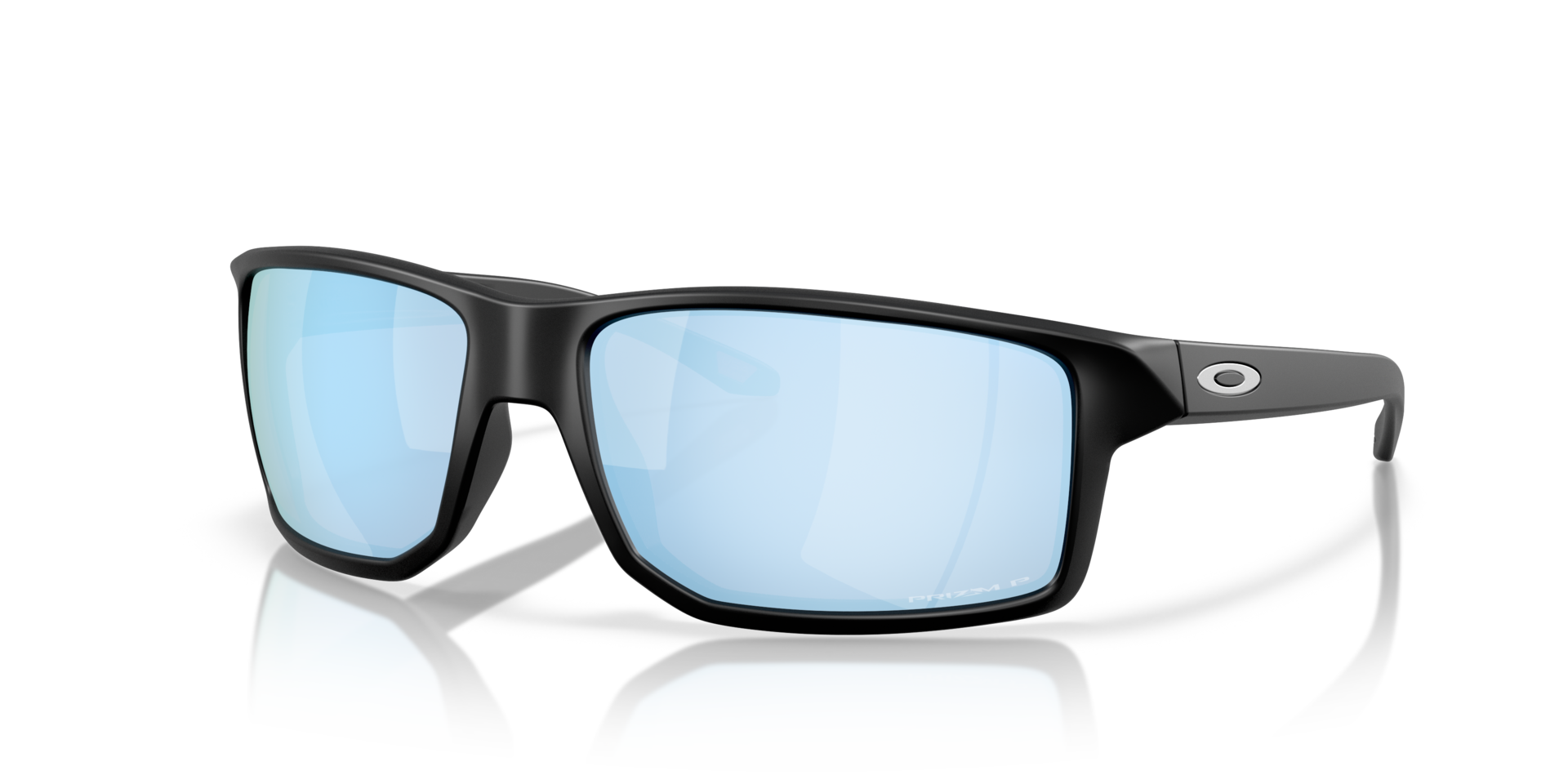 Gibston XL Matt Schwarz KunststoffSunglass Frames von B24, Dreiviertelansicht