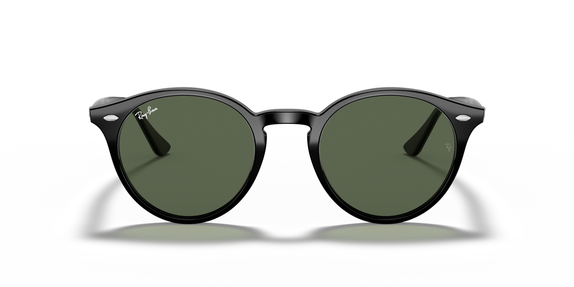 RB2180 Zwart KunststofSunglass Frames van B24, Vooraanzicht