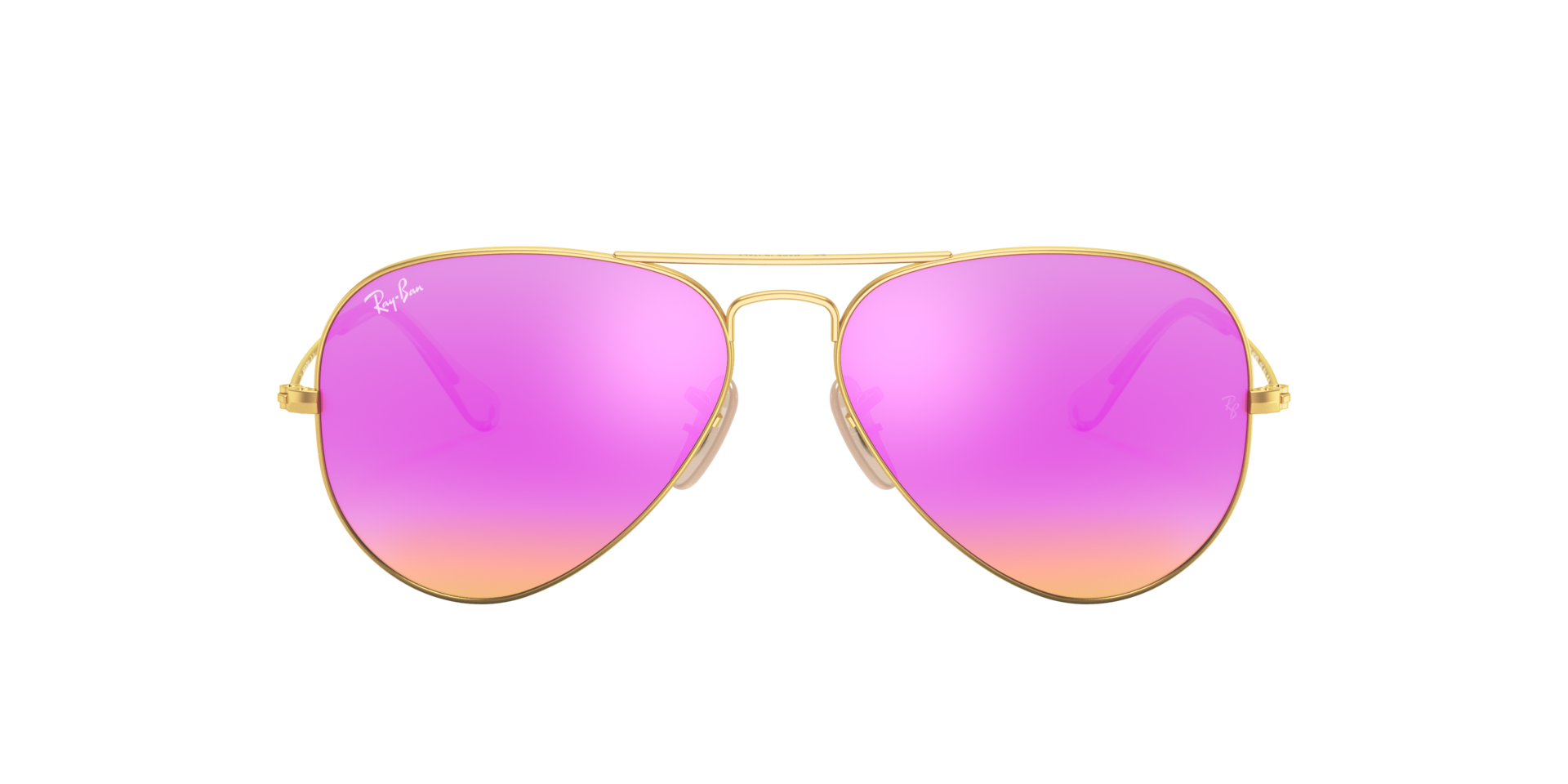 RB3025 Goud MetaalSunglass Frames van B24, met getinte lenzen