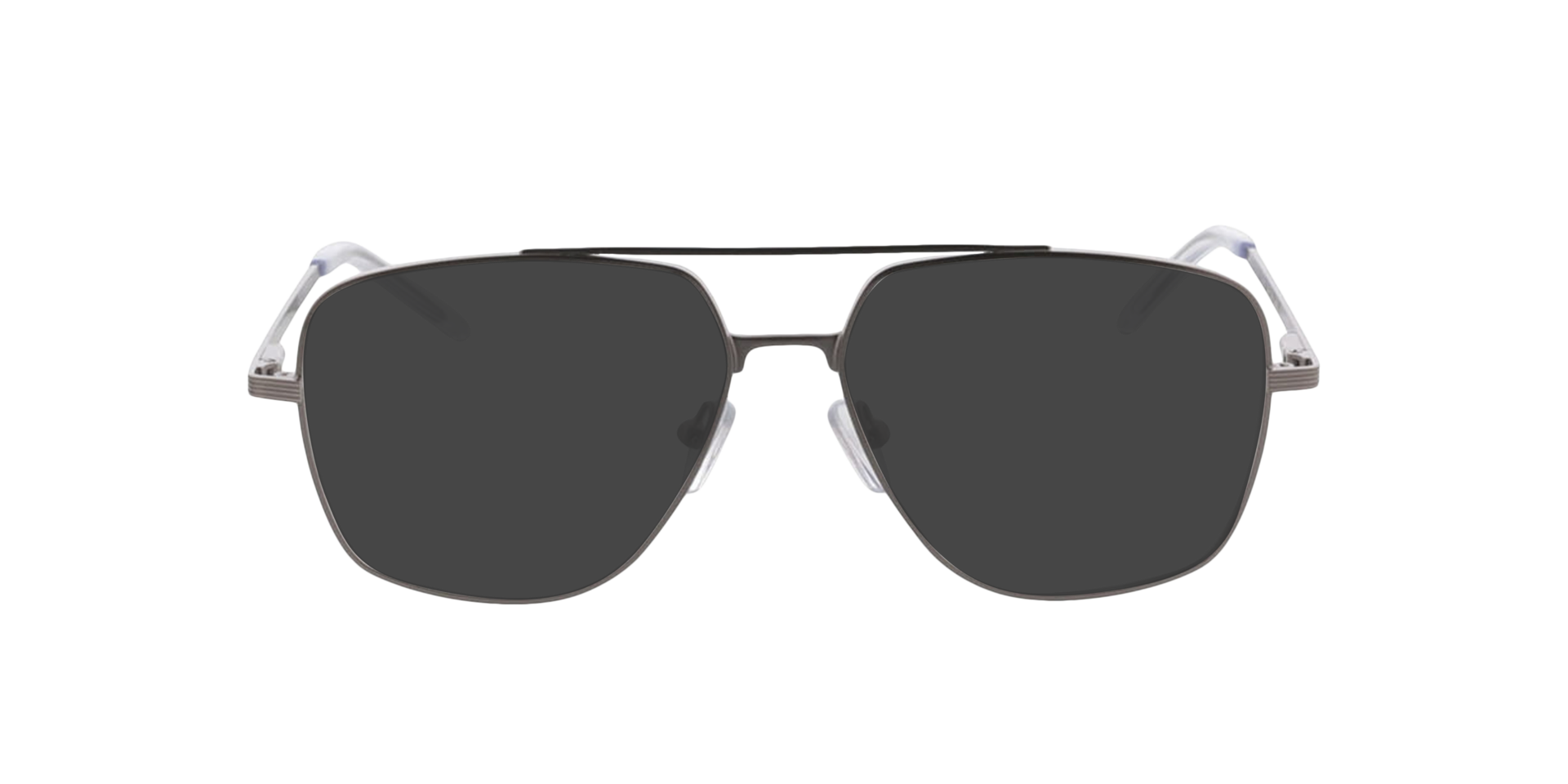 Douglas Matzilver  &  kristal MetaalEyeglass Frames van B24, met getinte lenzen