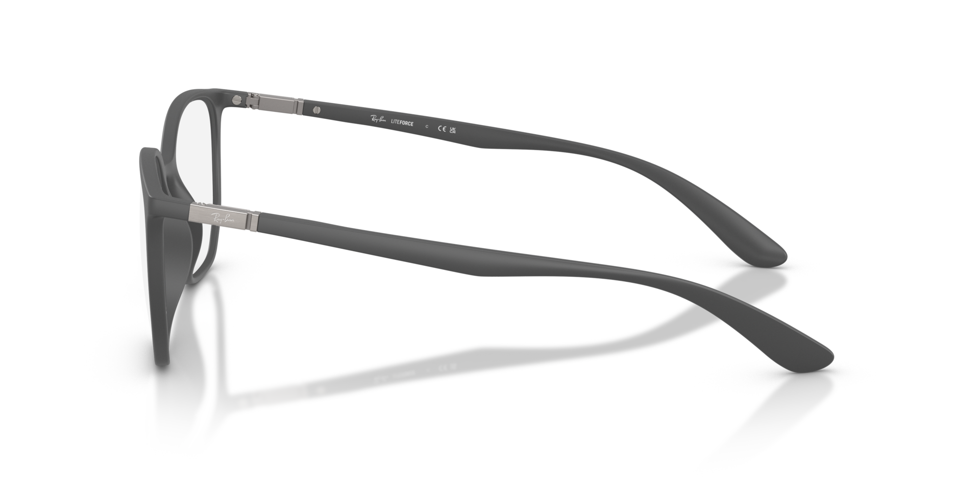 RB7397 Sand Grey KunststoffEyeglass Frames von B24, Seitenansicht