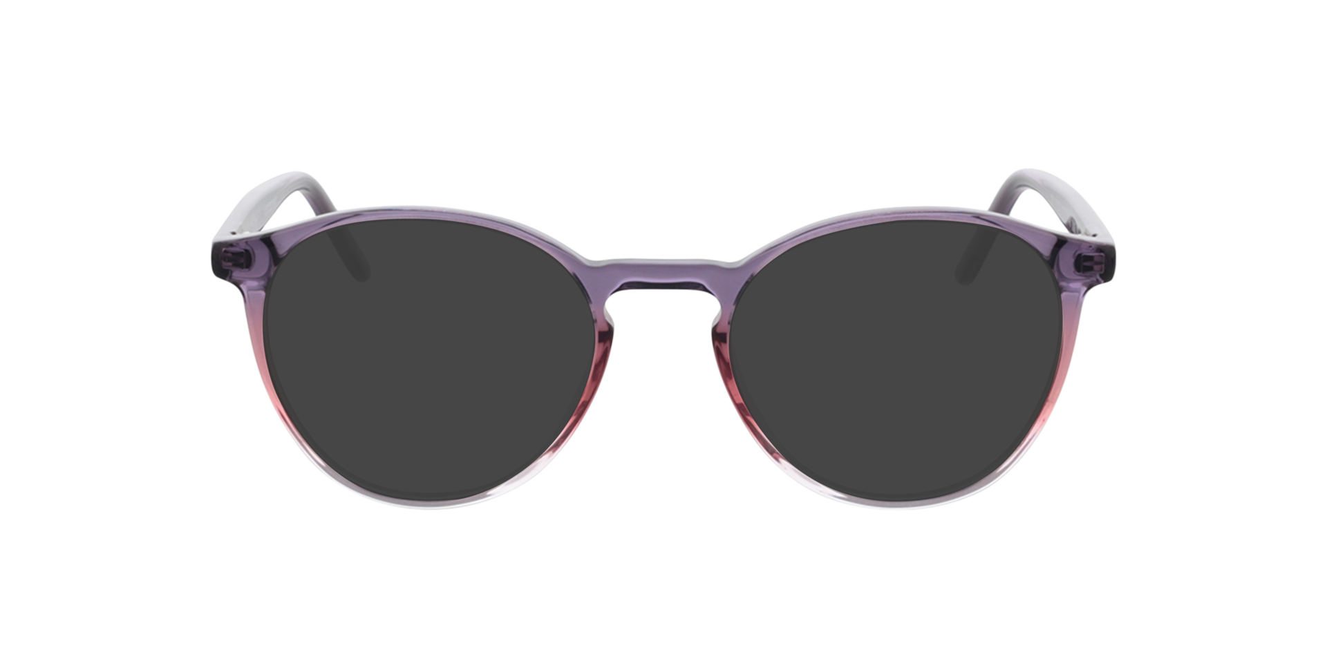 June Kristal paars roze  &  paars AcetaatEyeglass Frames van B24, met getinte lenzen