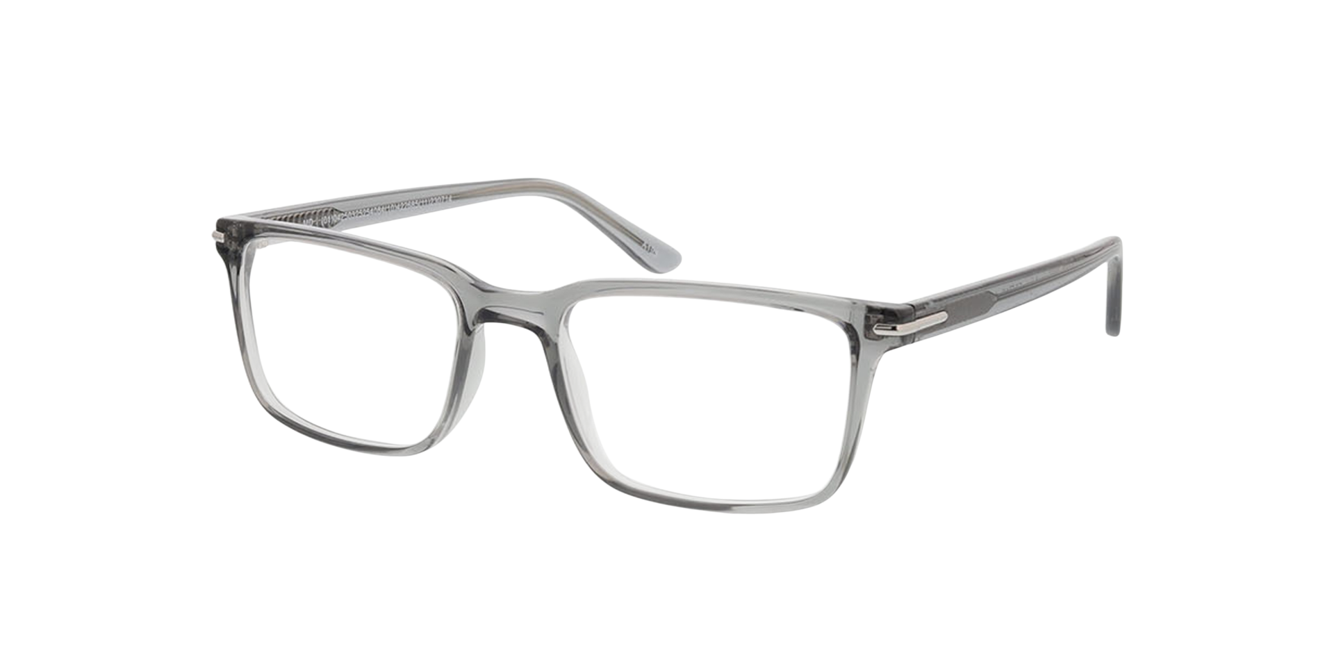 Williamsburg Crystal Smoke KunststoffEyeglass Frames von B24, Dreiviertelansicht