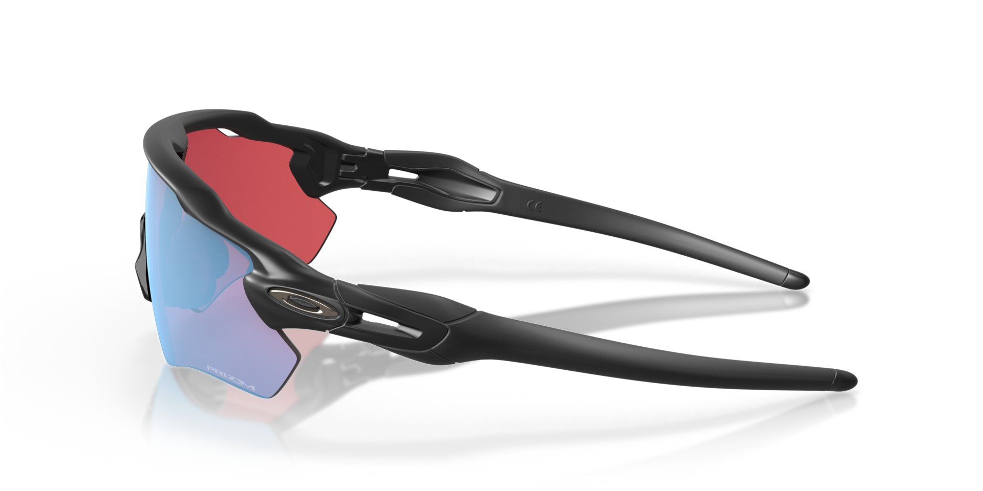 Radar® EV Path® Prizm™ Snow Collection Matzwart KunststofSunglass Frames van B24, Zijaanzicht