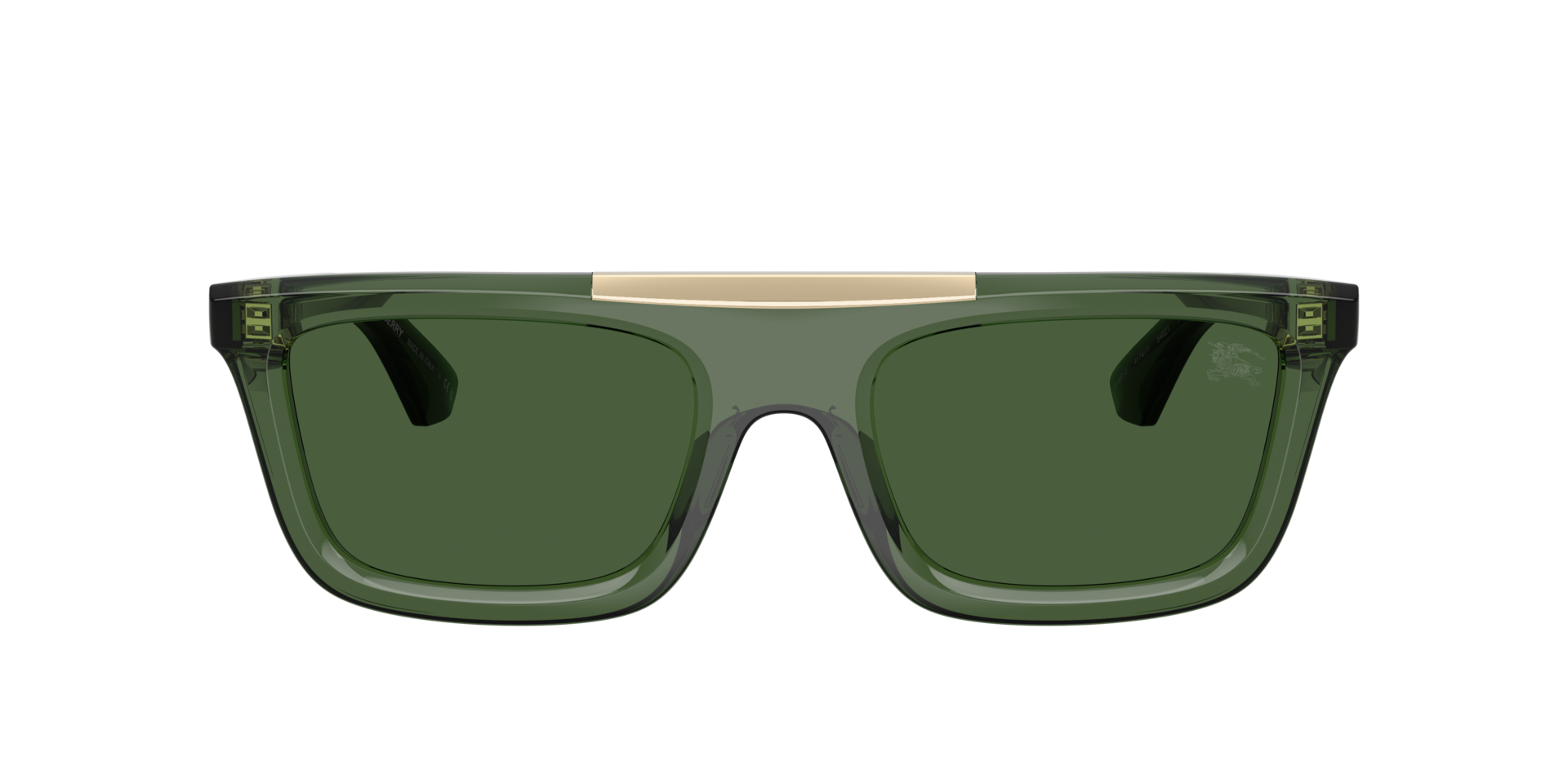 BE4451U Grün KunststoffSunglass Frames von B24, mit getönten Gläsern