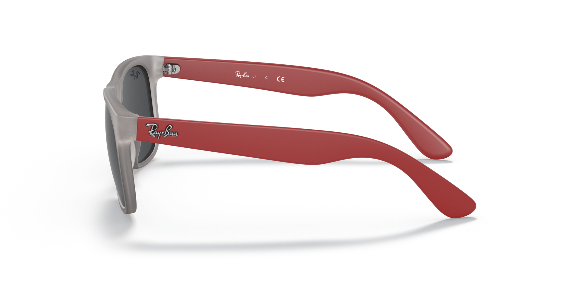 RB9069S Grau transparent KunststoffSunglass Frames von B24, Seitenansicht