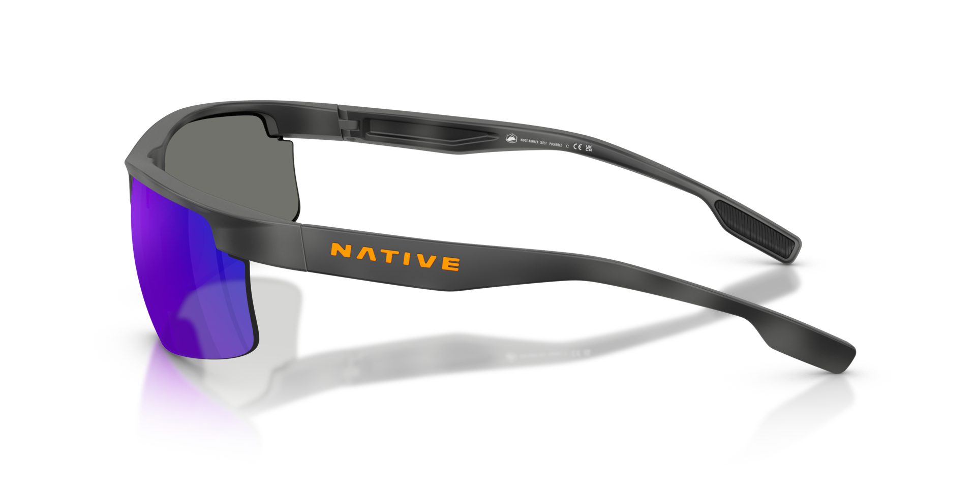XD9048 Obsidian Tortoise KunststoffSunglass Frames von B24, Seitenansicht