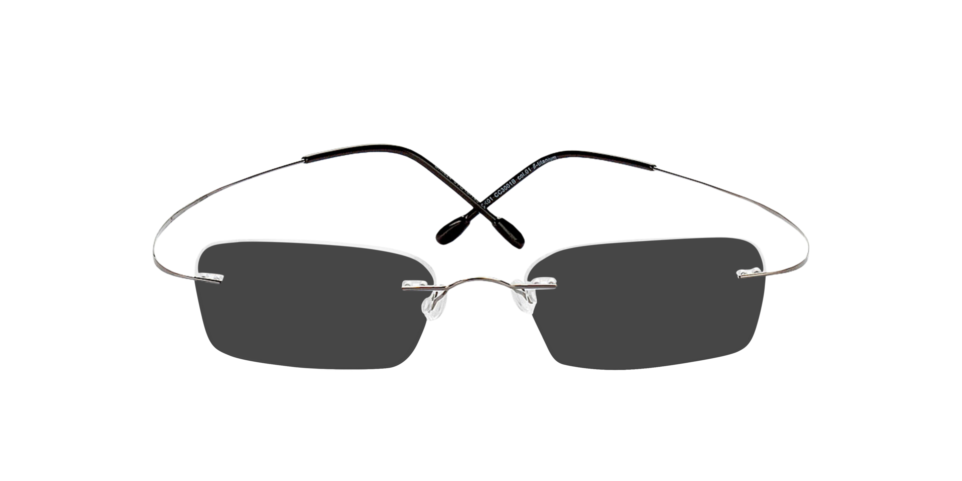 Mackay Grau TitanEyeglass Frames von B24, mit getönten Gläsern