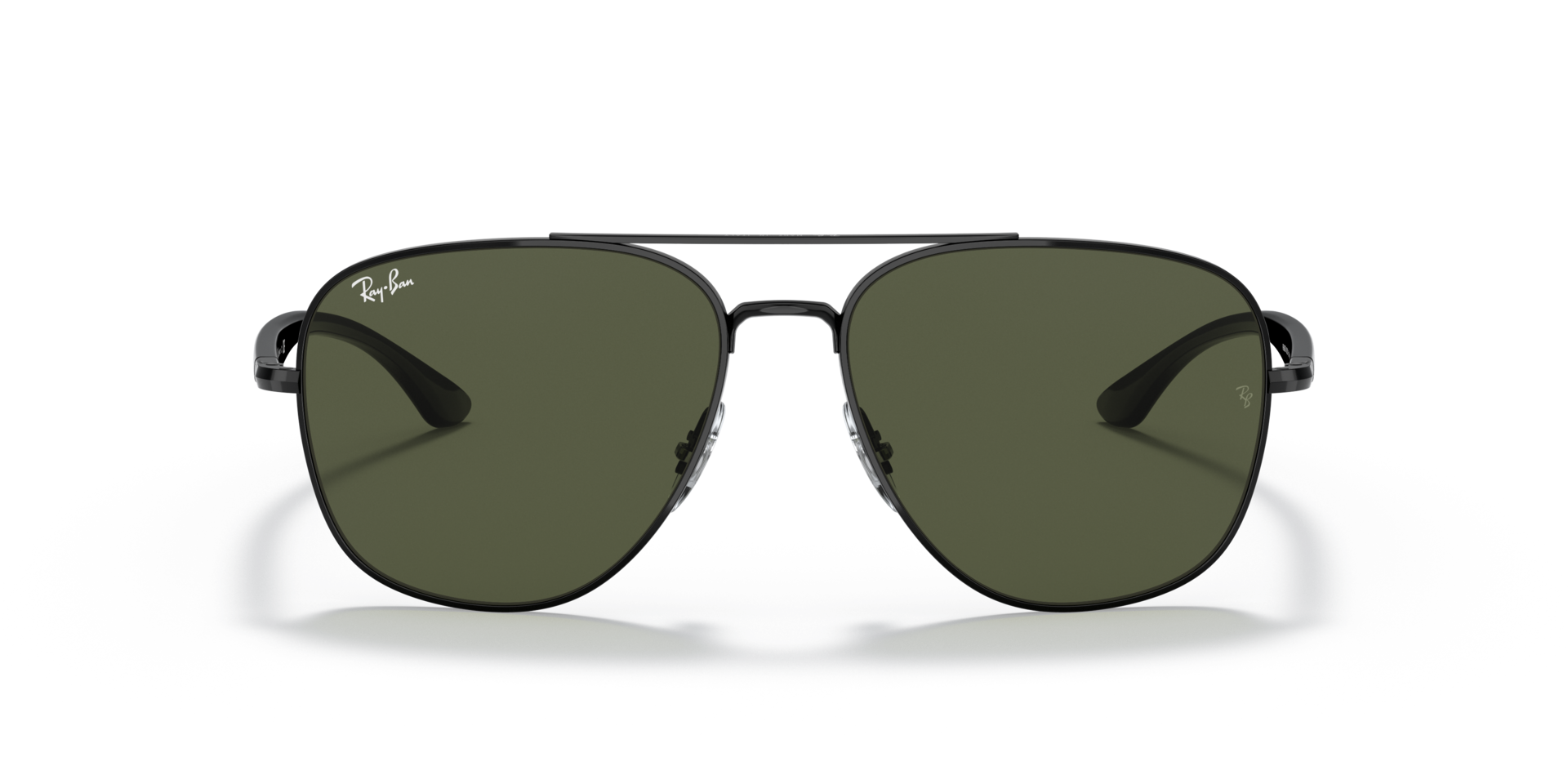 RB3683 Zwart MetaalSunglass Frames van B24, Vooraanzicht