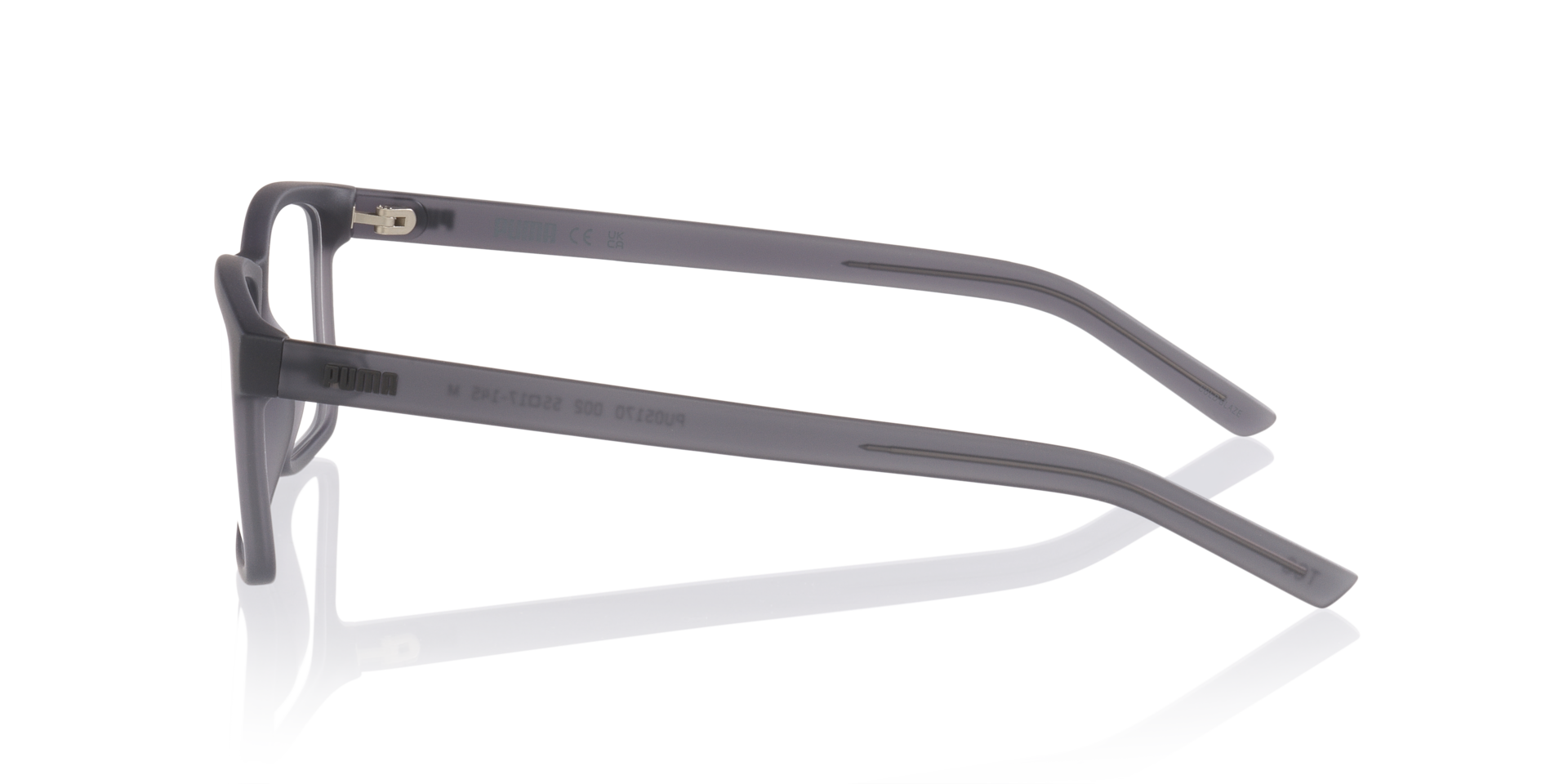 PU0517O Grau KunststoffEyeglass Frames von B24, Seitenansicht