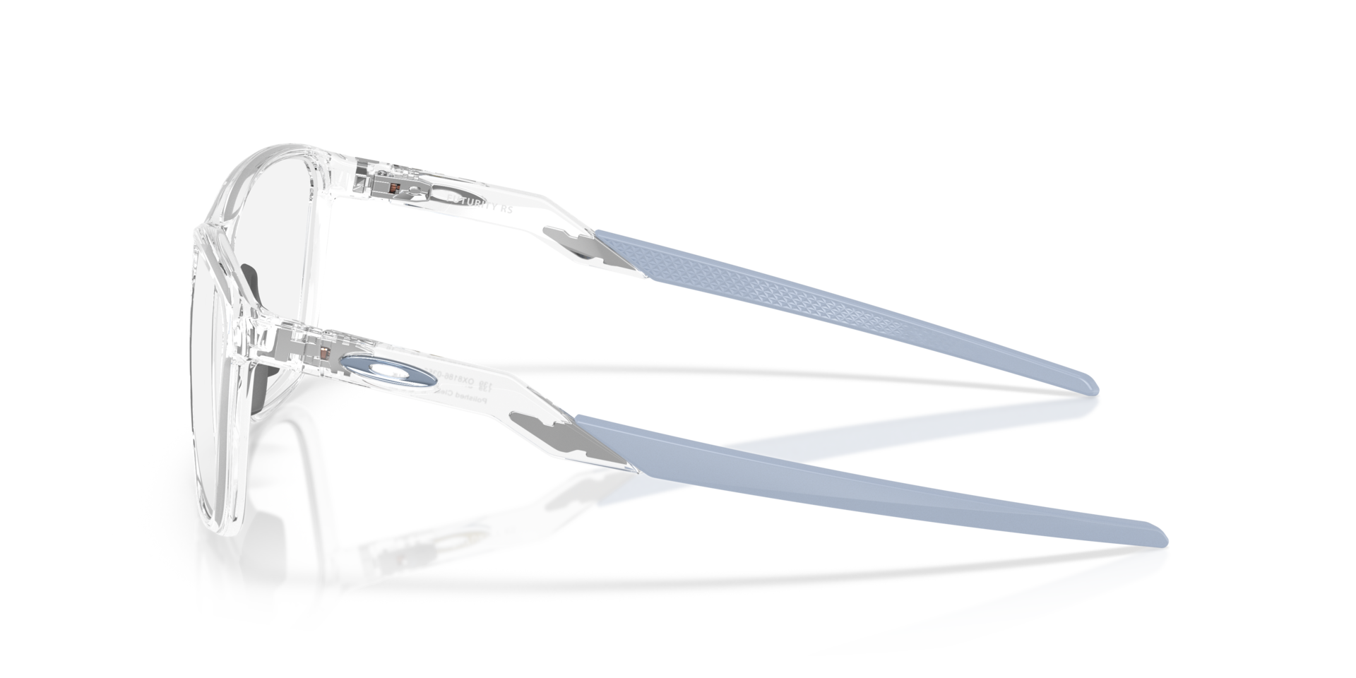 Futurity RS Glanzend transparant KunststofEyeglass Frames van B24, Zijaanzicht