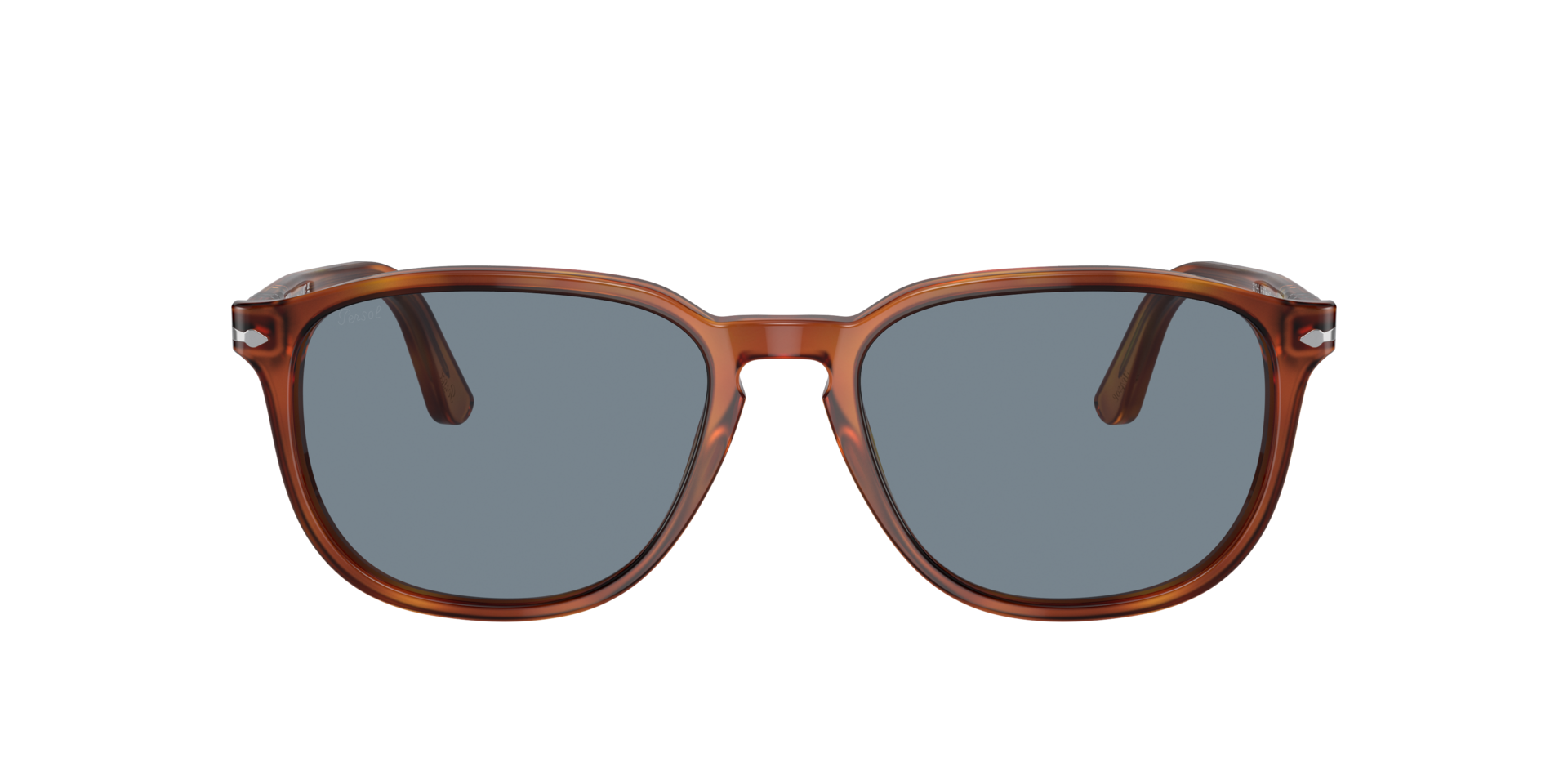 PO3019S Terra Di Siena AcetaatSunglass Frames van B24, met getinte lenzen
