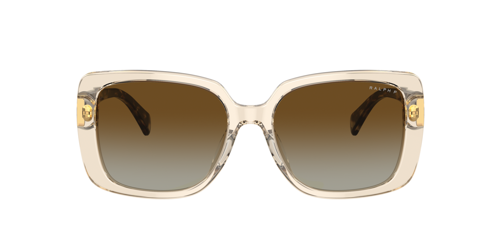 RA5298U Transparant lichtbruin AcetaatSunglass Frames van B24, met getinte lenzen