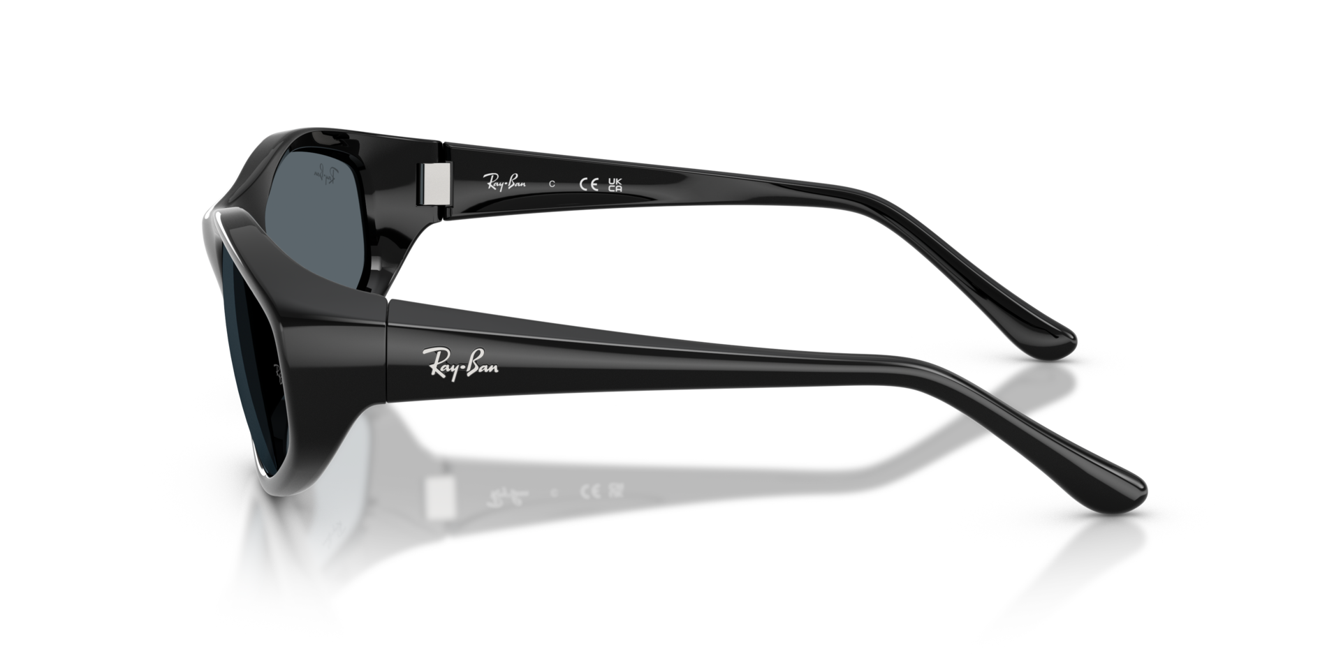 RB2228 Schwarz KunststoffSunglass Frames von B24, Seitenansicht
