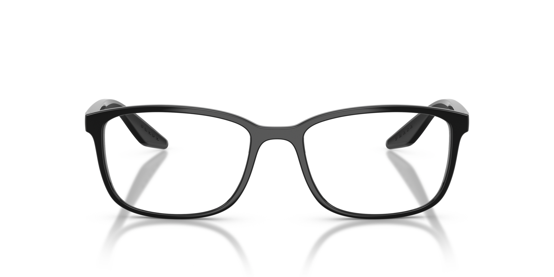 PS 07RV Zwart KunststofEyeglass Frames van B24, Vooraanzicht