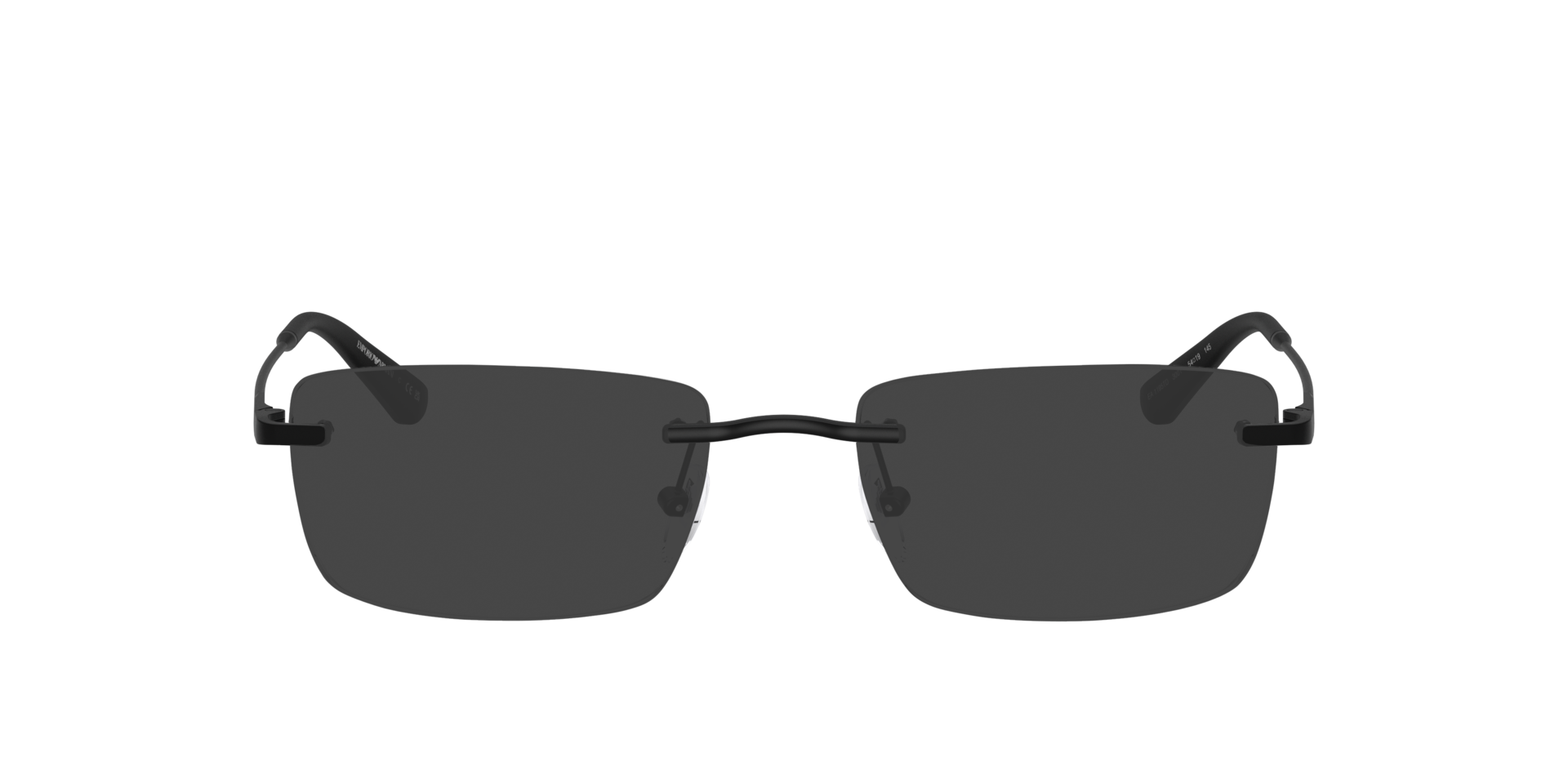 EA1195TD Matt Schwarz TitanEyeglass Frames von B24, mit getönten Gläsern