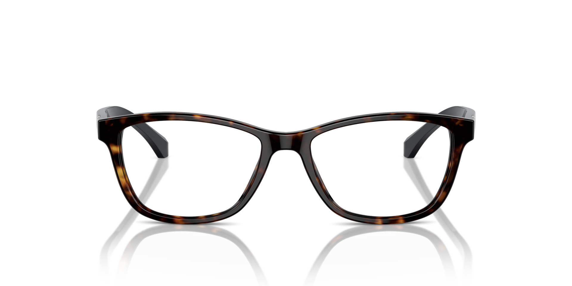 EA3099 Glanzend Havana AcetaatEyeglass Frames van B24, Vooraanzicht