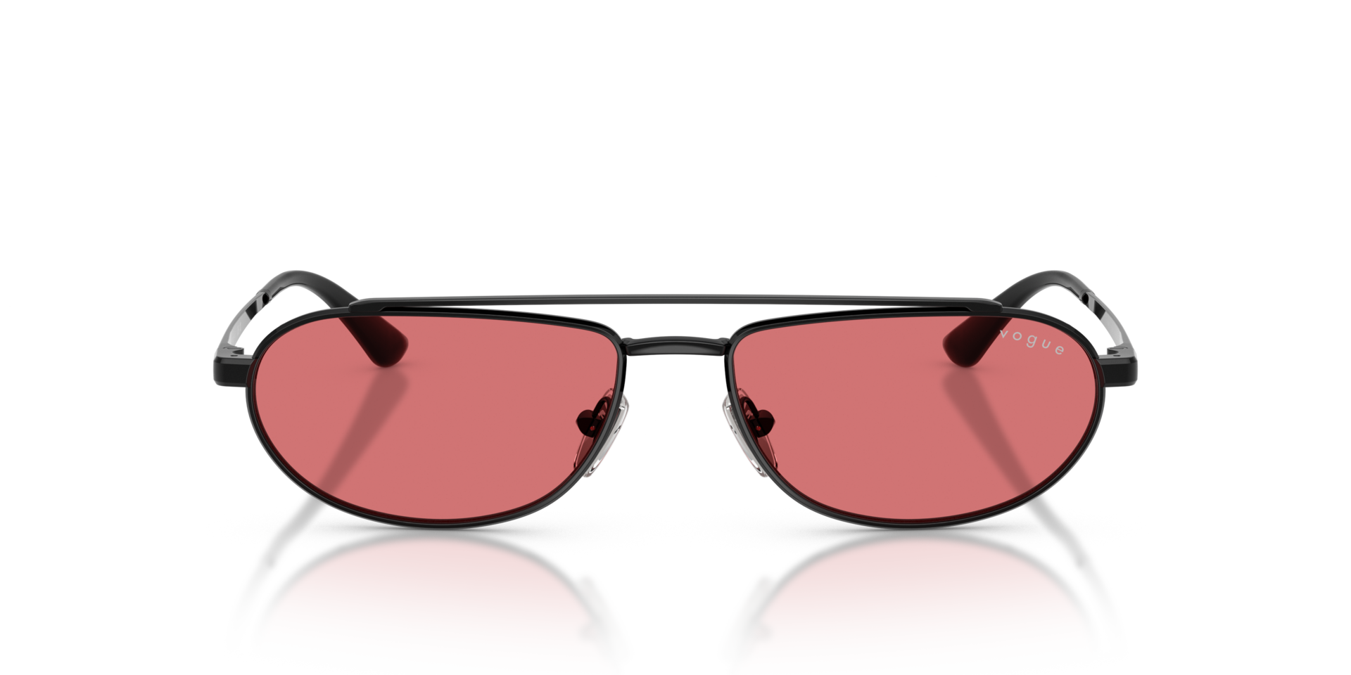 VO4371S Schwarz MetallSunglass Frames von B24, Vorderansicht