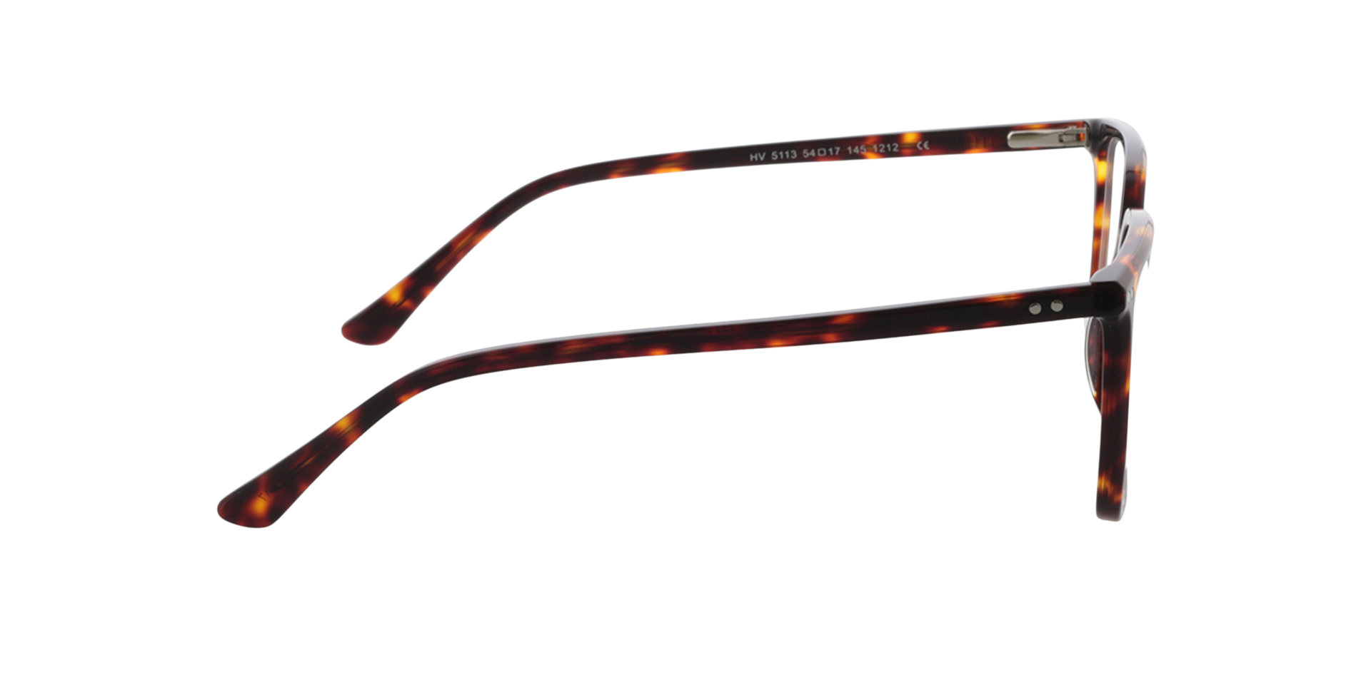 Lewis Havana gefleckt AcetatEyeglass Frames von B24, Seitenansicht