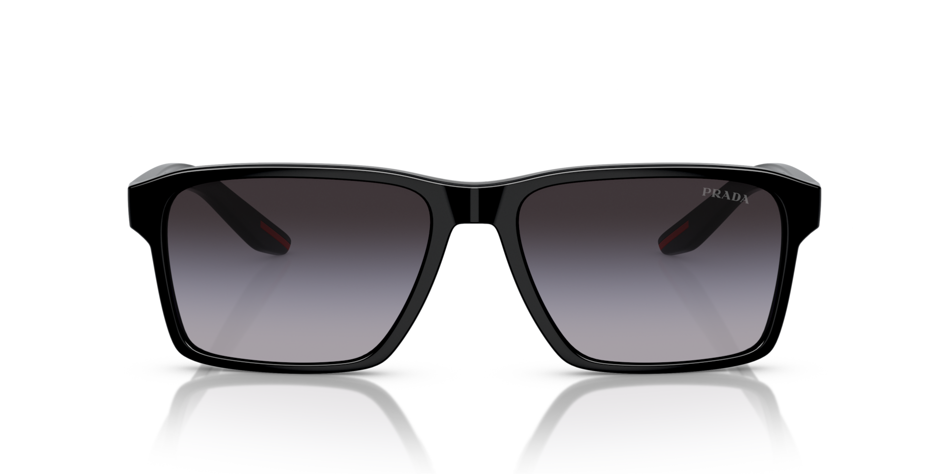 PS 05YS Schwarz KunststoffSunglass Frames von B24, Vorderansicht