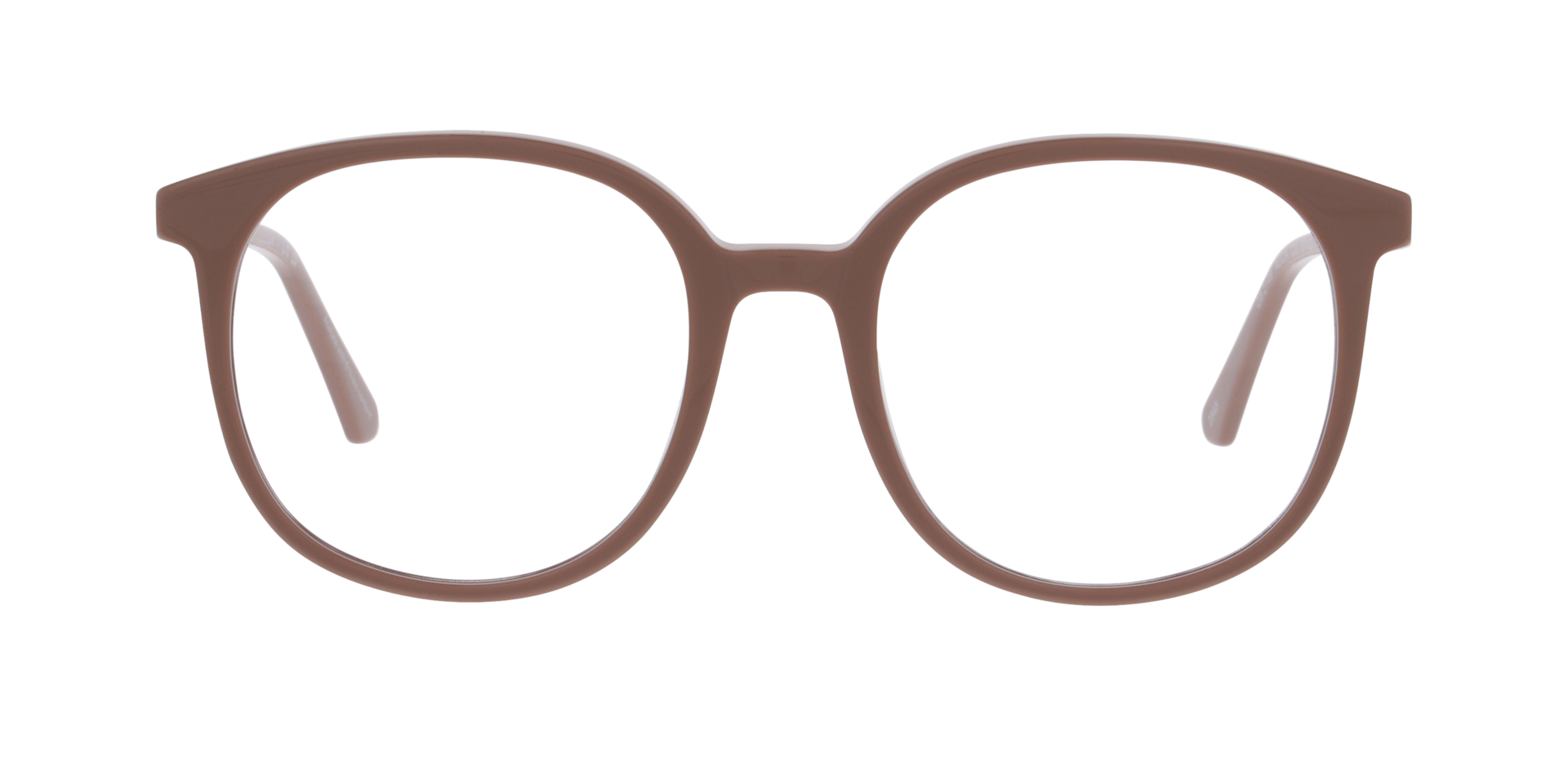Alicia Dusty Nude AcetatEyeglass Frames von B24, Vorderansicht