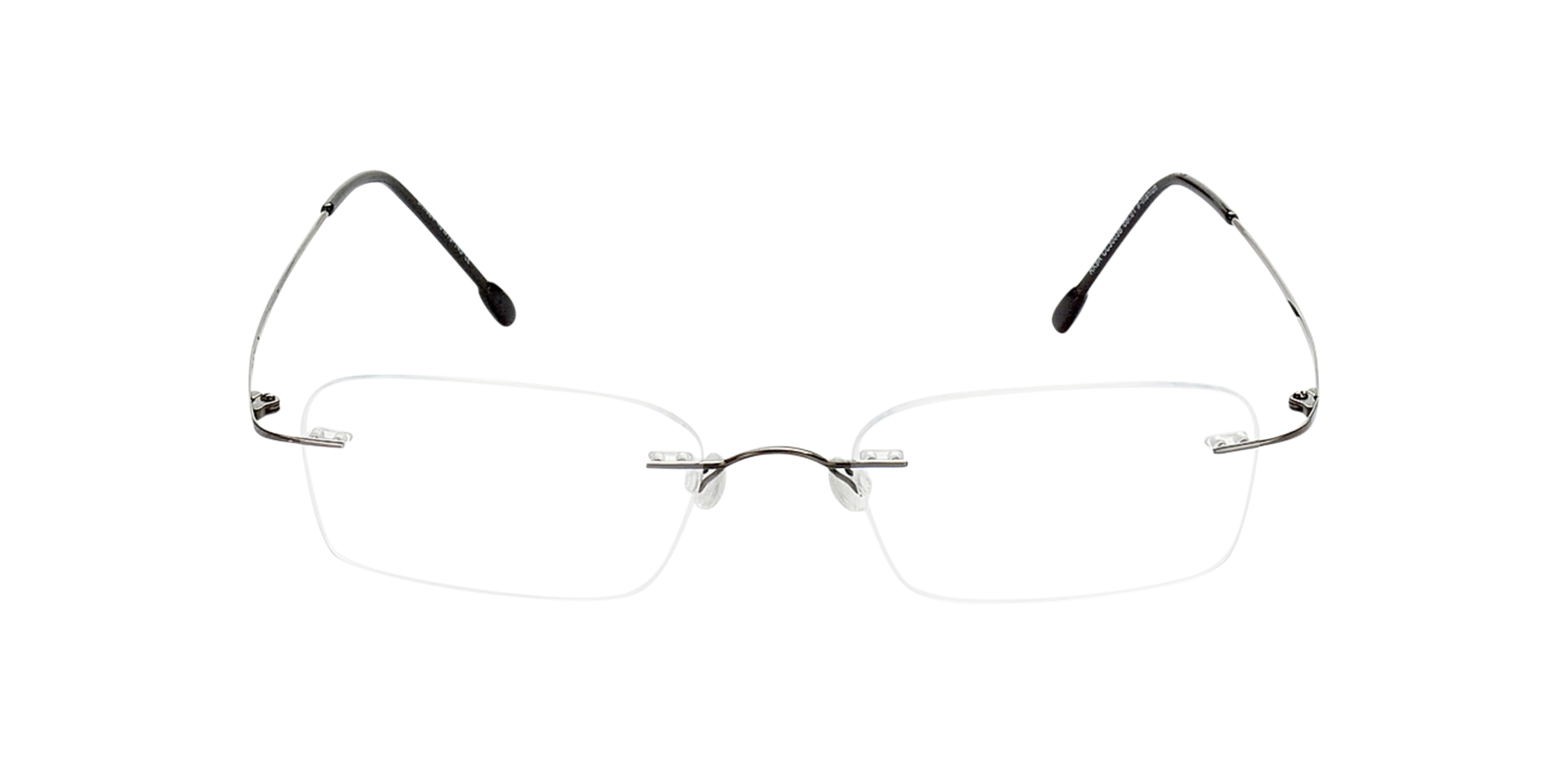 Davos Anthrazitgrau TitanEyeglass Frames von B24, Vorderansicht