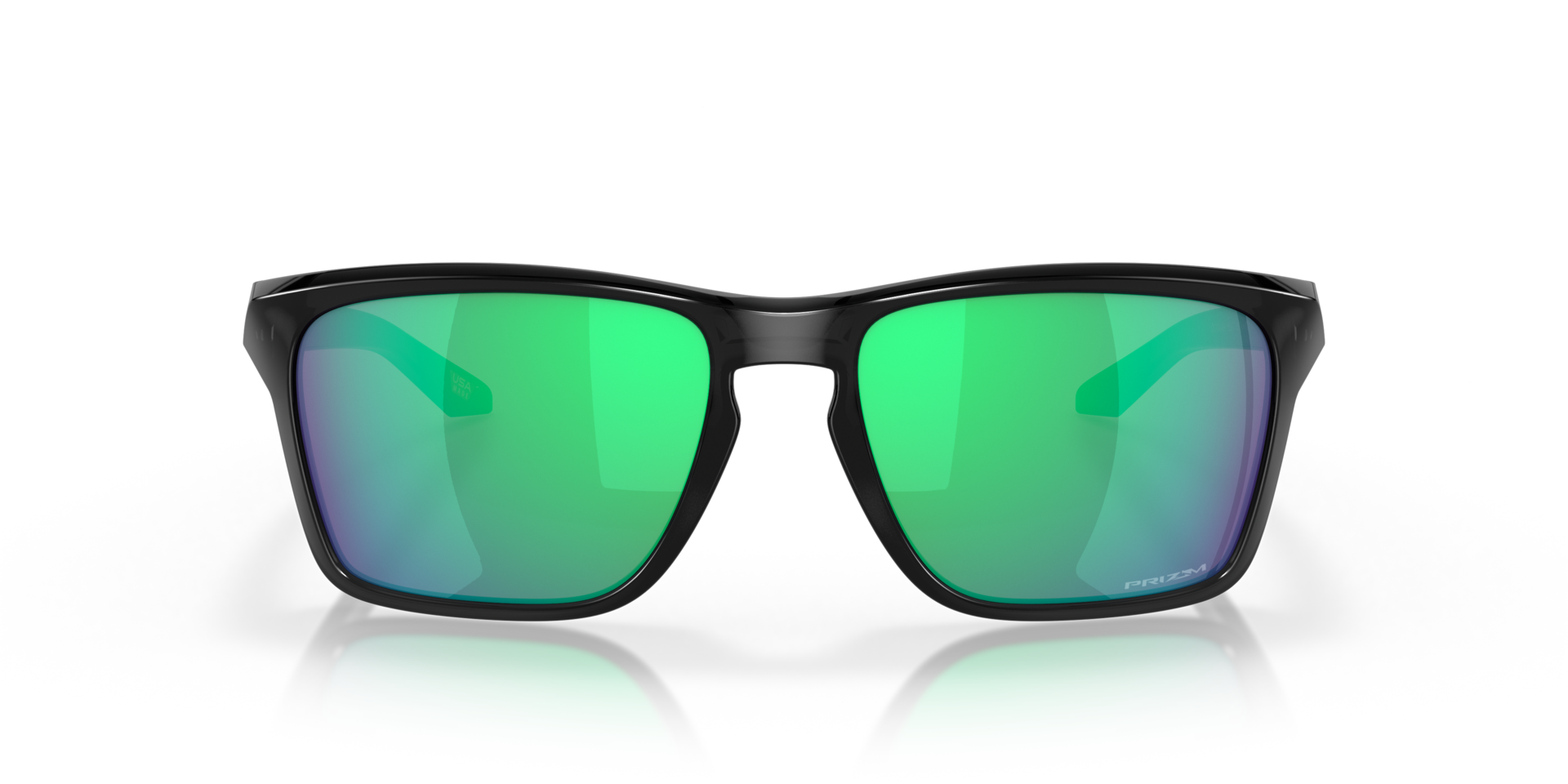 Sylas Inktzwart KunststofSunglass Frames van B24, Vooraanzicht