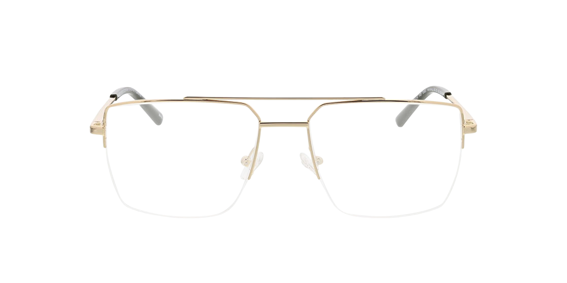 Hamburg Gold MetallEyeglass Frames von B24, Vorderansicht