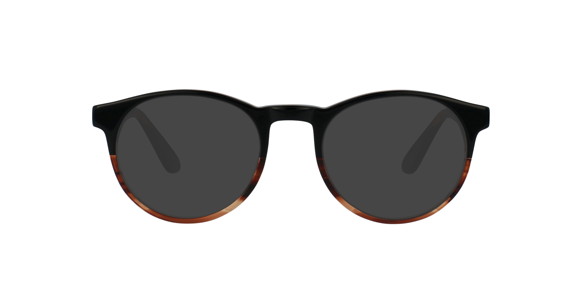 Parker CT Black Fades Cinnamon AcetaatEyeglass Frames van B24, met getinte lenzen