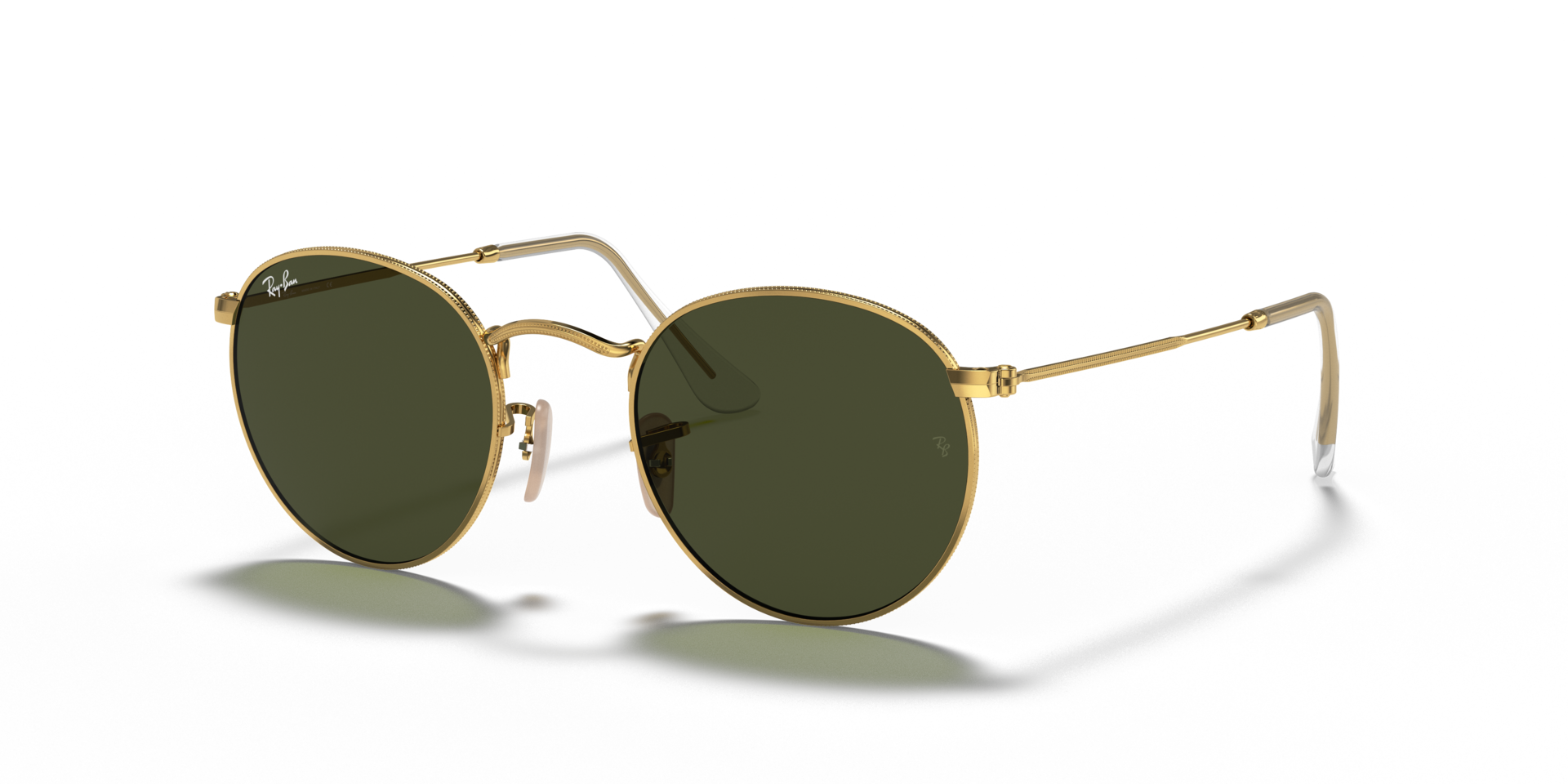 RB3447 Arista goud MetaalSunglass Frames van B24, Hoekweergave