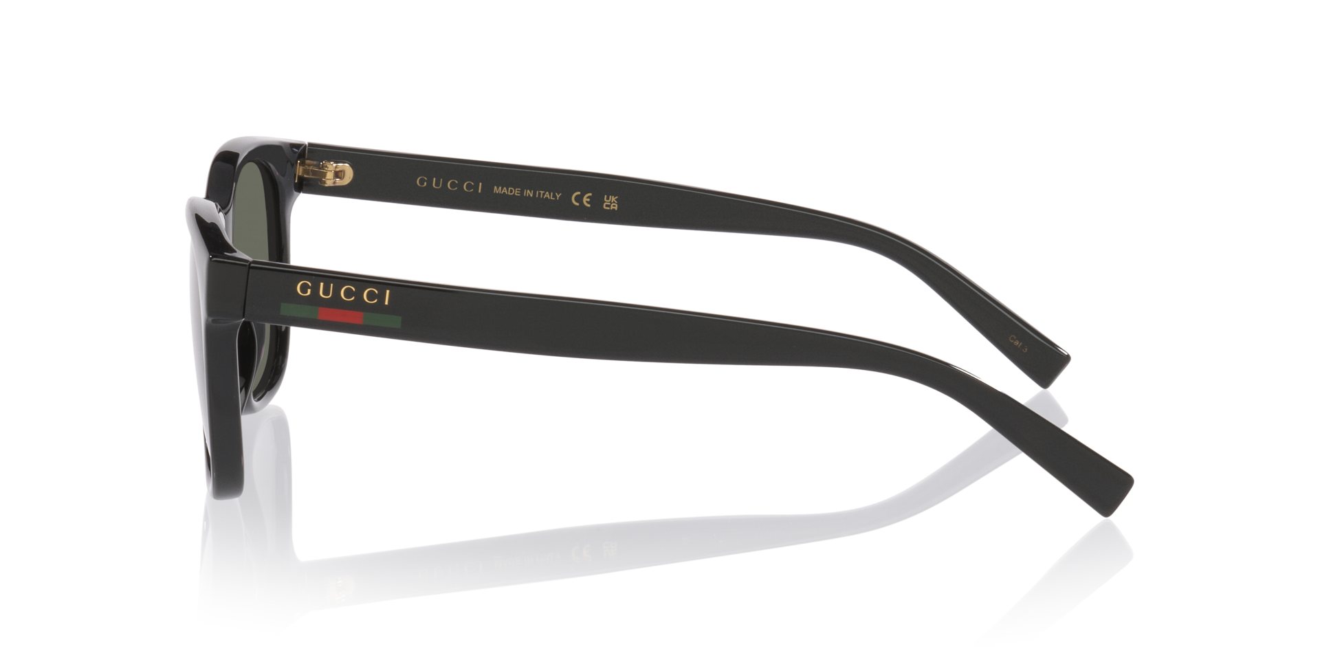 GG1985S Zwart KunststofSunglass Frames van B24, Zijaanzicht