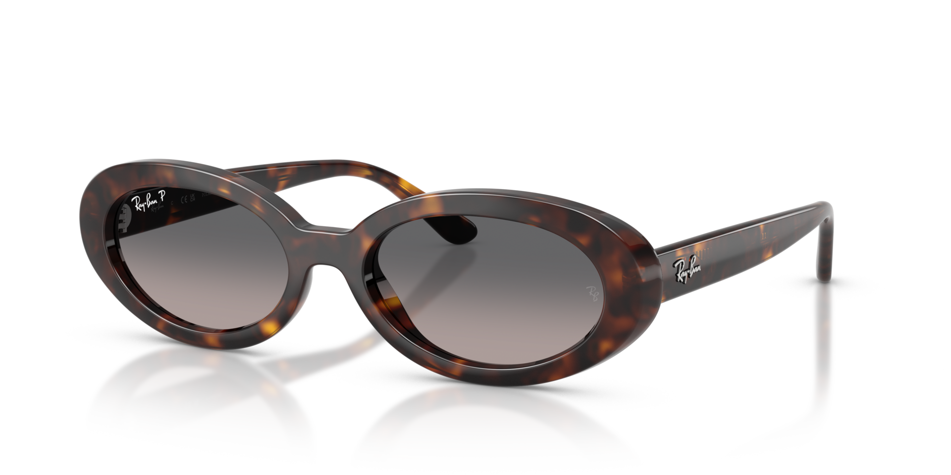 RB2223 Havana KunststofSunglass Frames van B24, Hoekweergave