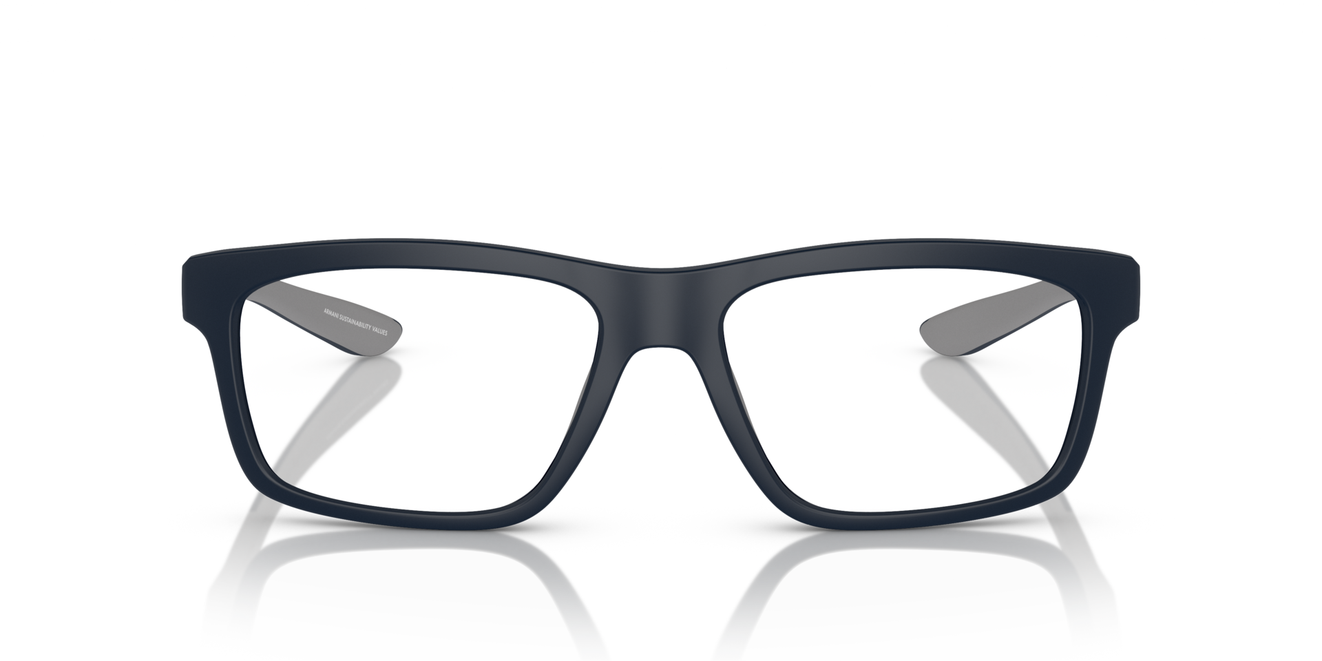 EA3220U Matt Blau KunststoffEyeglass Frames von B24, Vorderansicht