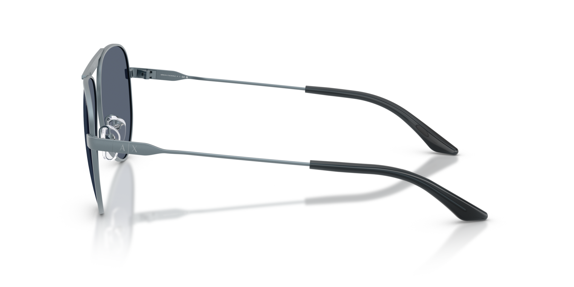 AX2060S Metalized Matte Blue MetallSunglass Frames von B24, Seitenansicht