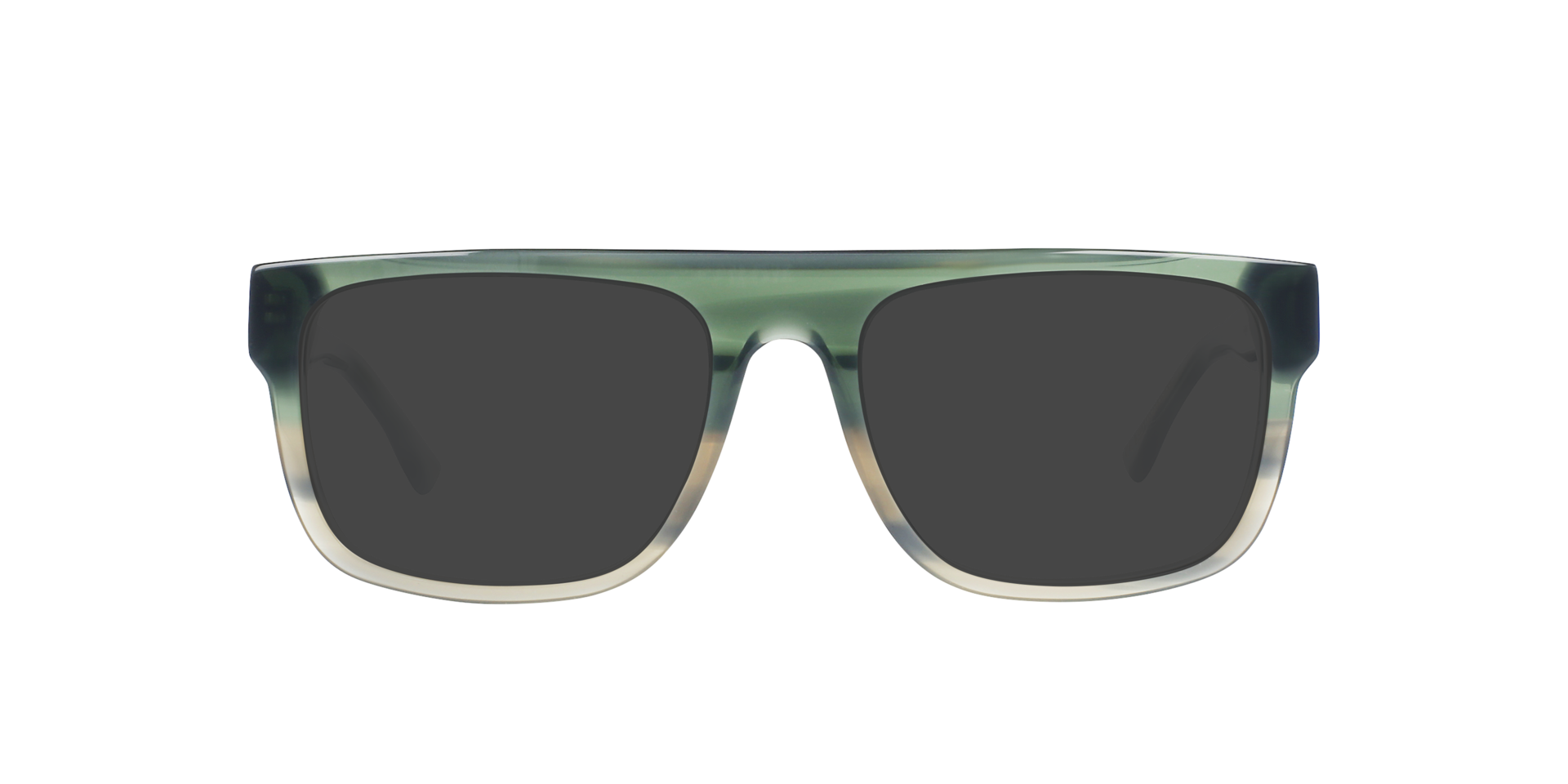 Jagger Khaki Fade AcetatEyeglass Frames von B24, mit getönten Gläsern