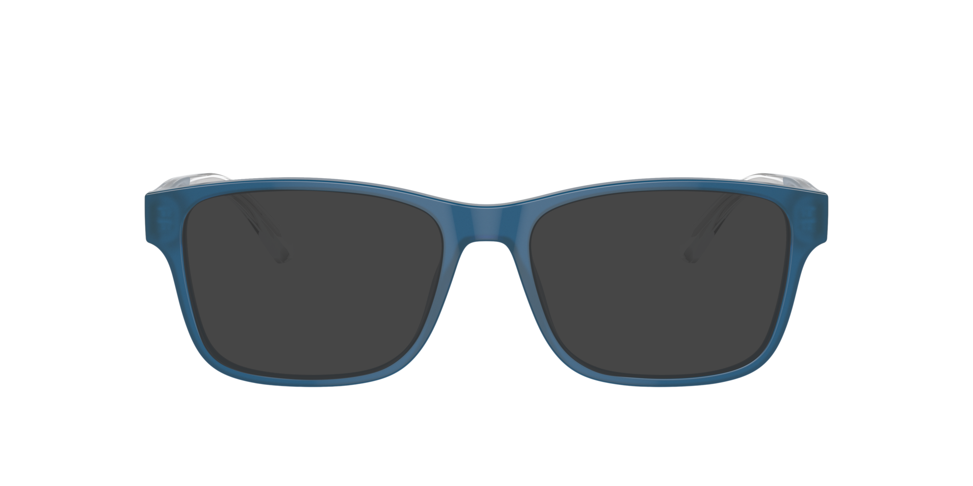 EA3239 Opal Blau glänzend AcetatEyeglass Frames von B24, mit getönten Gläsern