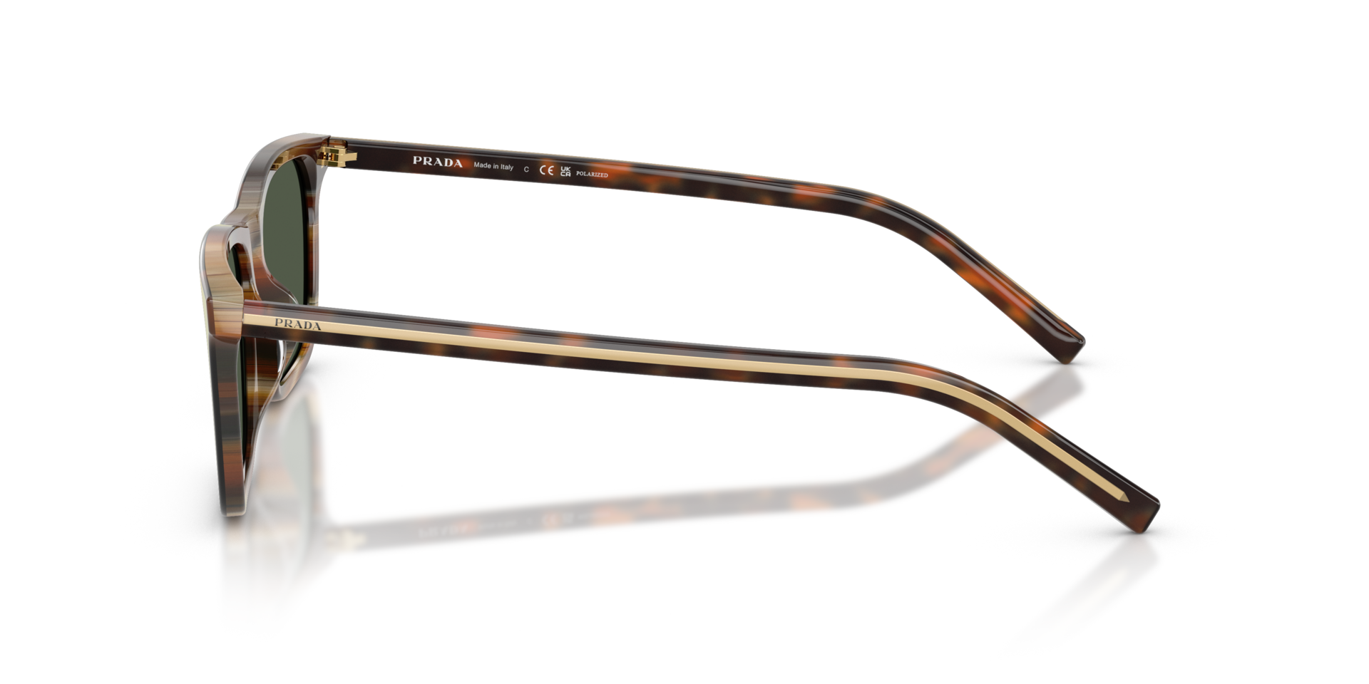 PR D19S Cherry Tortoise & Tabacco Horn AcetatSunglass Frames von B24, Seitenansicht