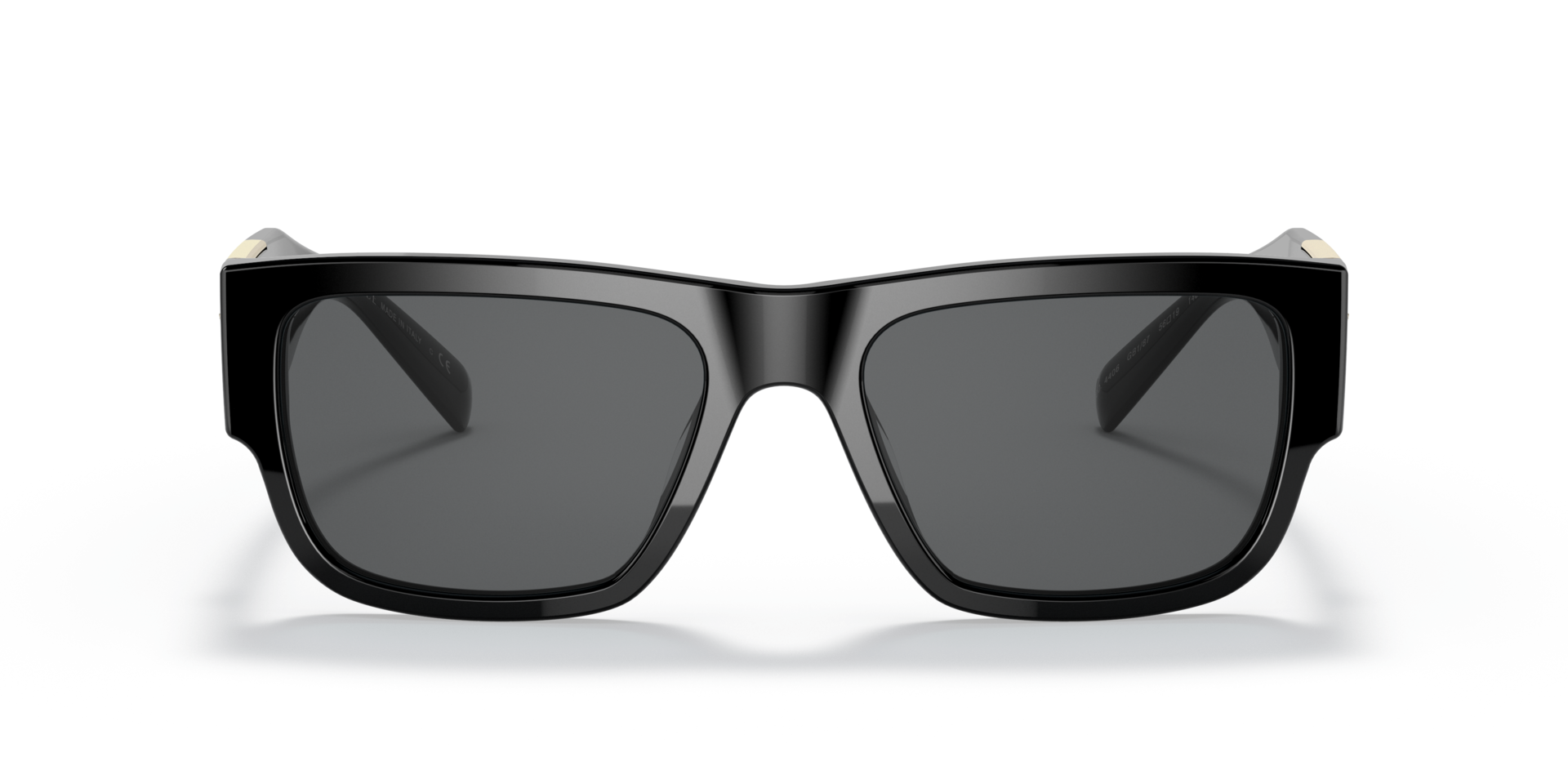 VE4406 Schwarz AcetatSunglass Frames von B24, Vorderansicht