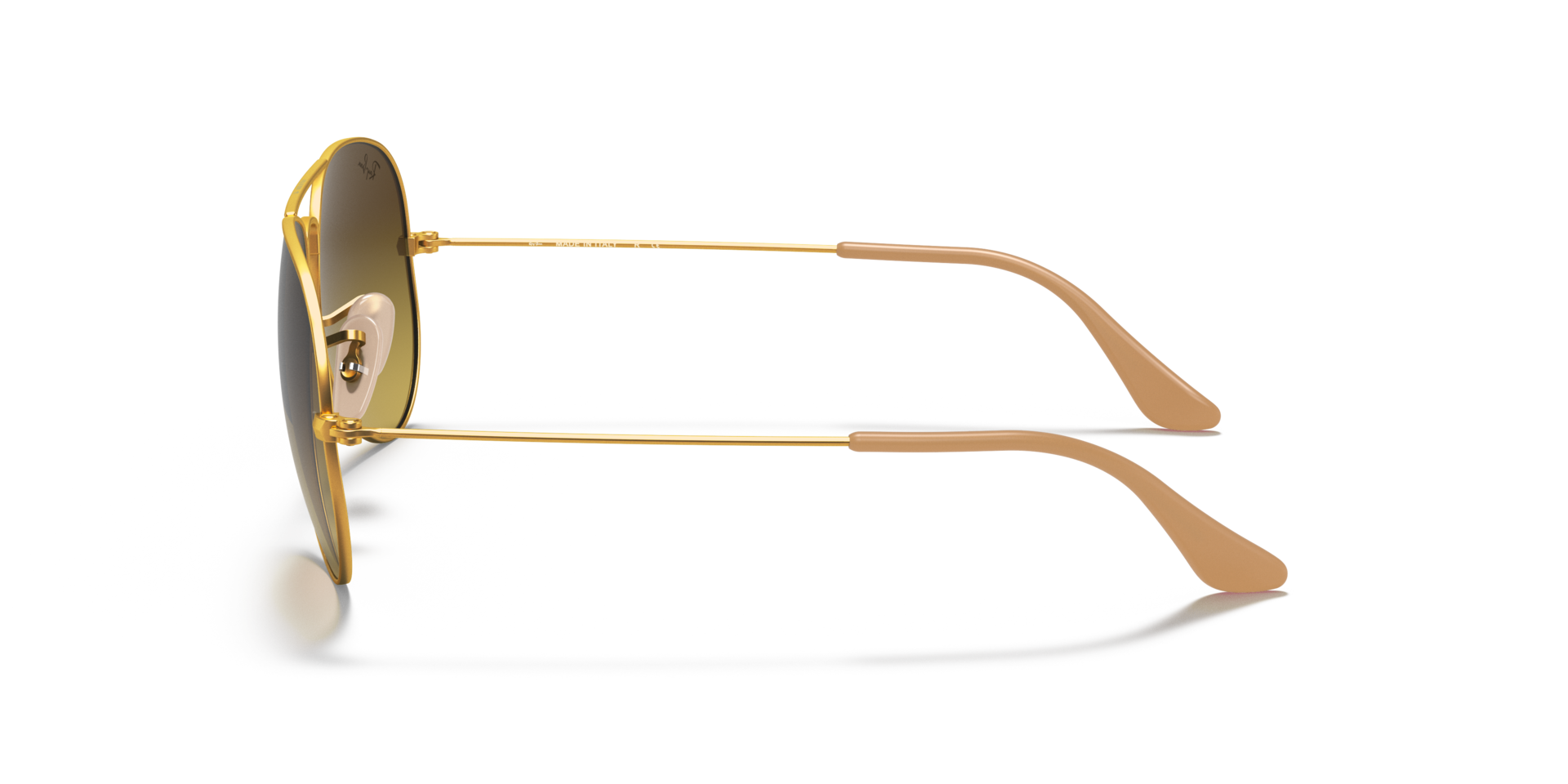 RB3025 Goud MetaalSunglass Frames van B24, Zijaanzicht