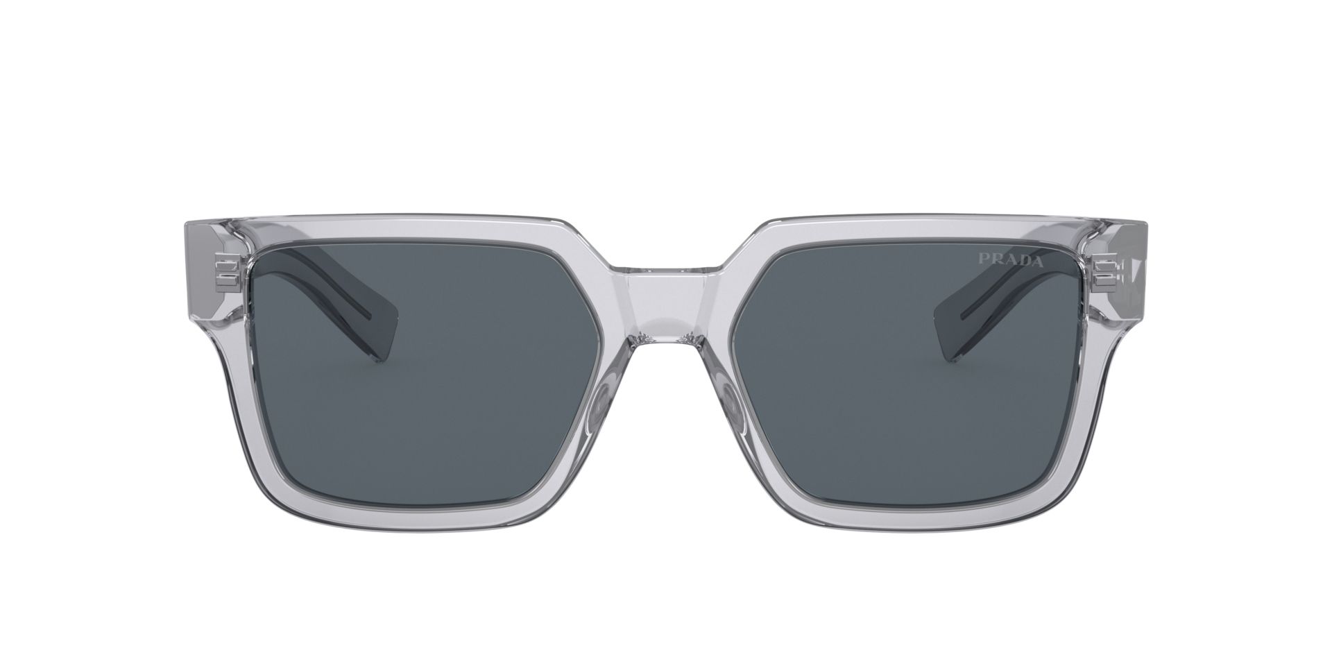 PR 03ZS Transparant grijs AcetaatSunglass Frames van B24, met getinte lenzen