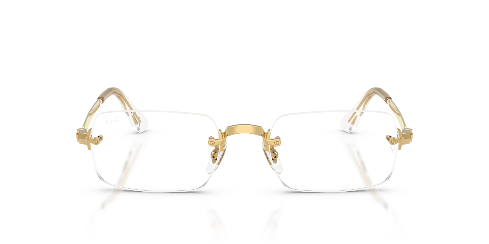 RB3928V Arista Gold MetallEyeglass Frames von B24, Vorderansicht