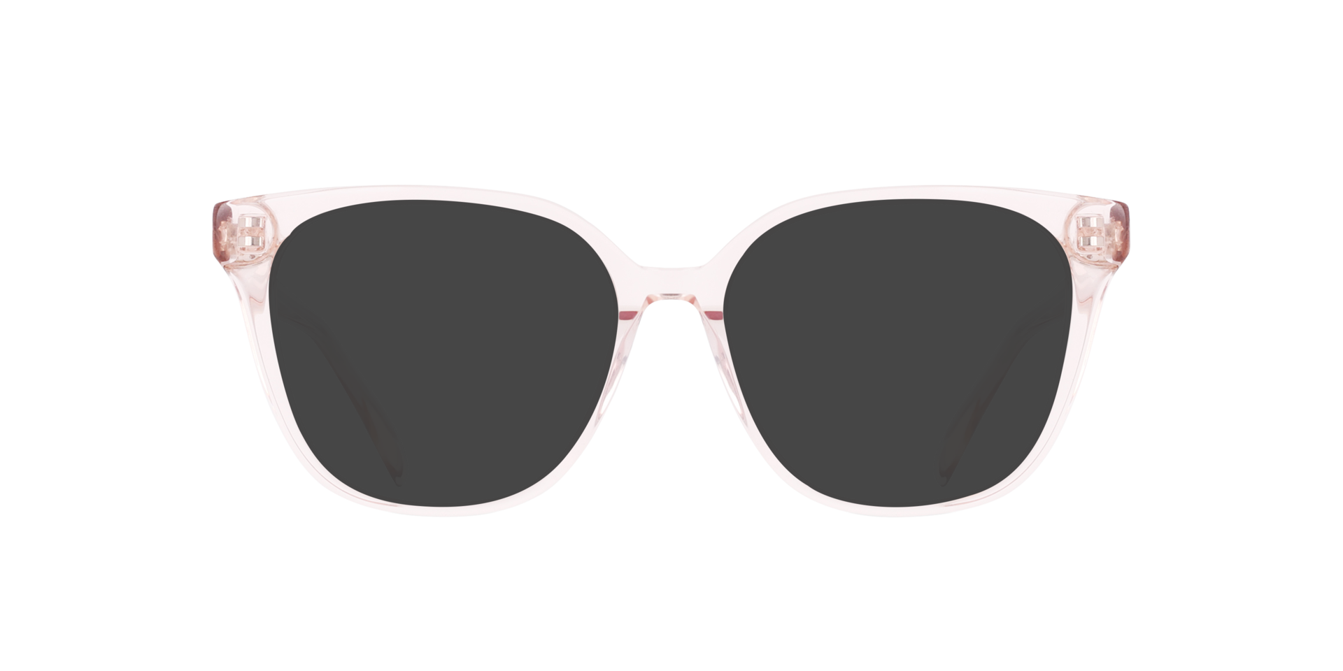 Sabrina Crystal Peach AcetatEyeglass Frames von B24, mit getönten Gläsern