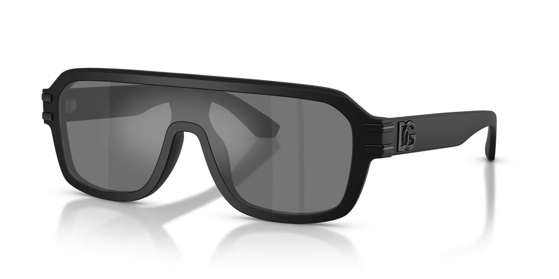 DG4507 Matt Schwarz AcetatSunglass Frames von B24, Dreiviertelansicht