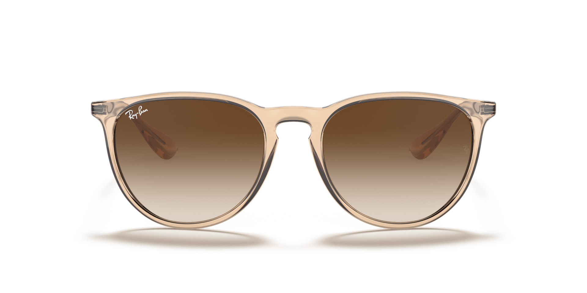 RB4171 Transparant bruin KunststofSunglass Frames van B24, Vooraanzicht