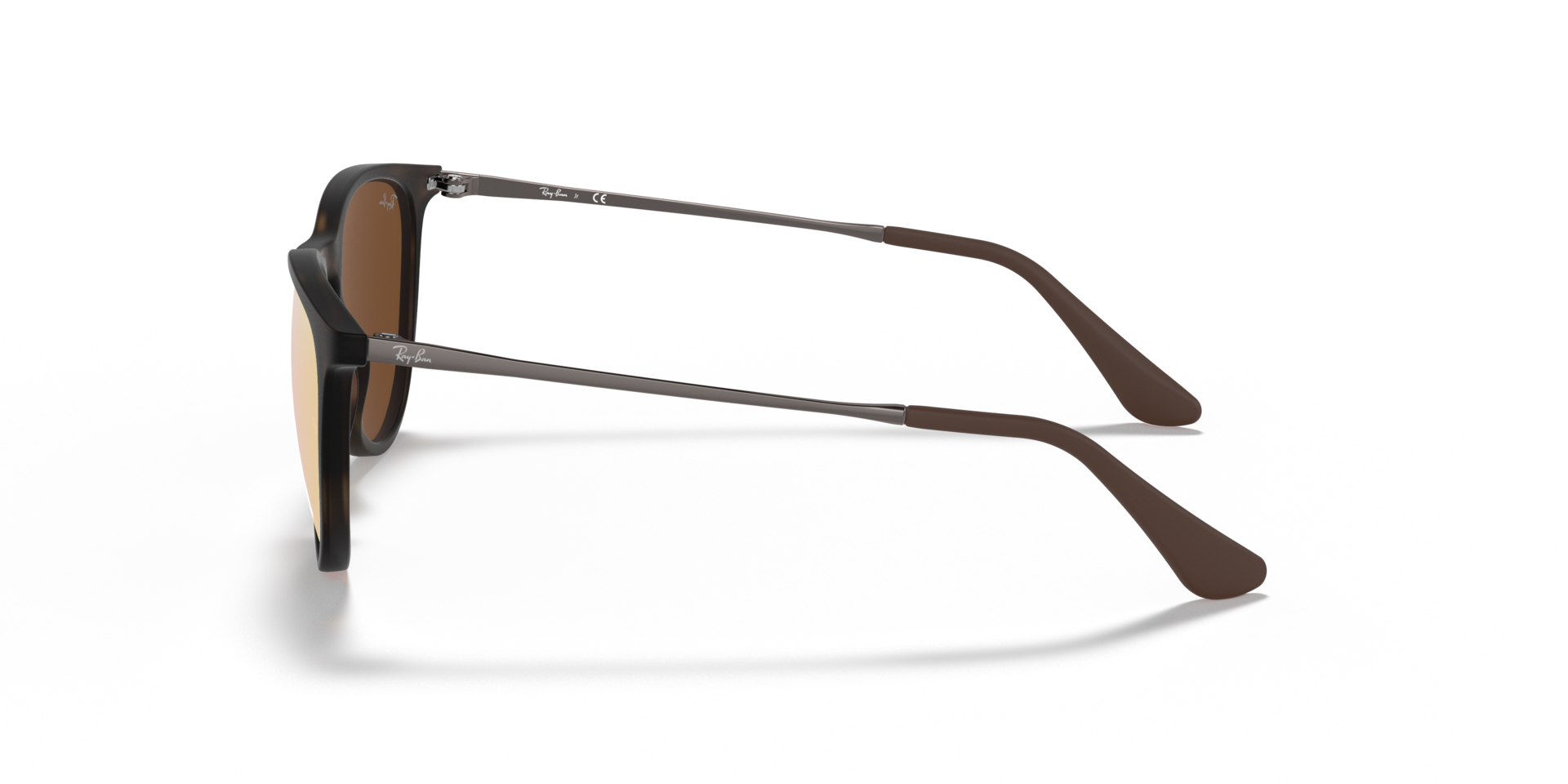 RB9060S Havana KunststofSunglass Frames van B24, Zijaanzicht