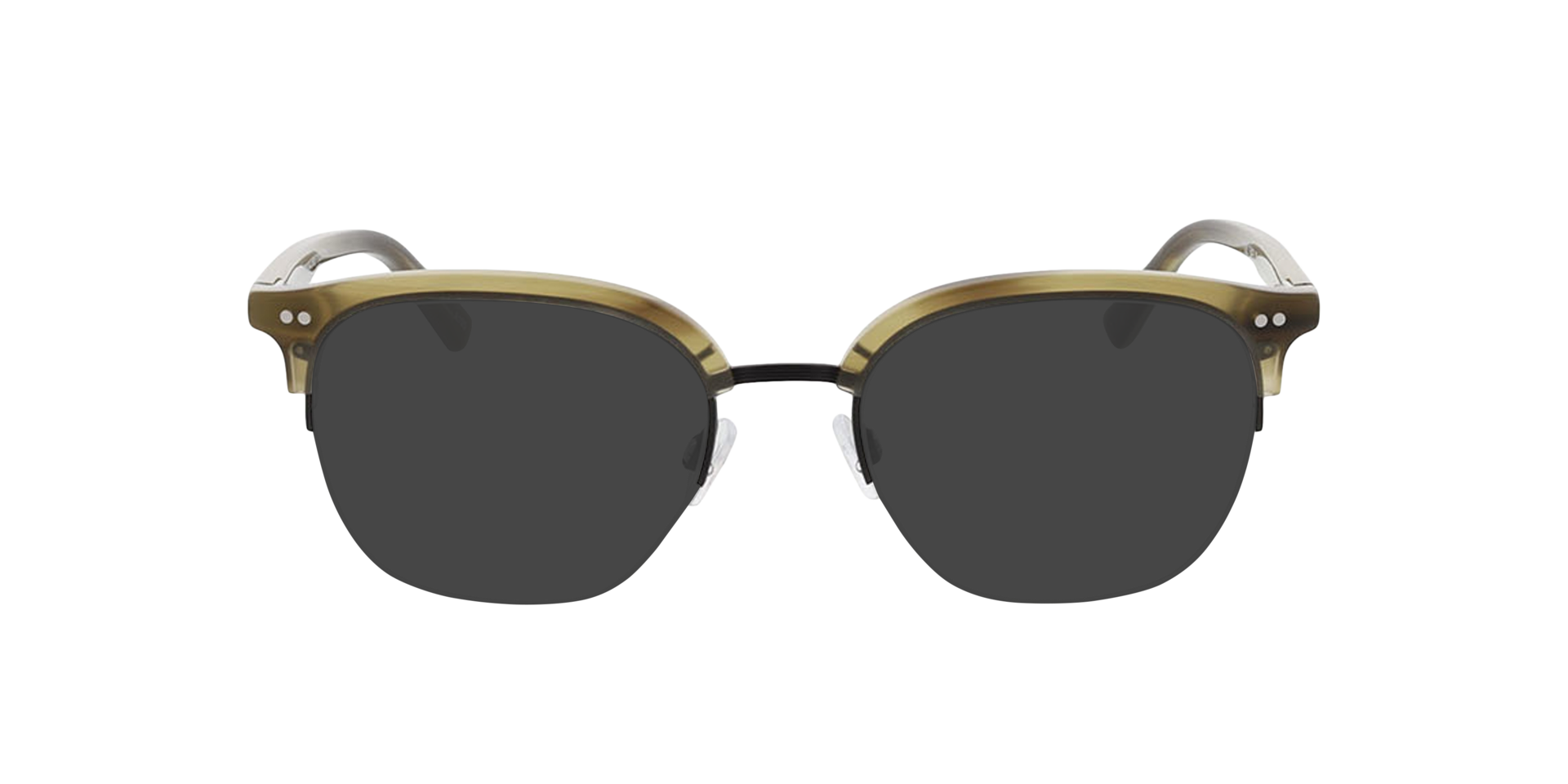 Maryland Green Horn  &  Black MetallEyeglass Frames von B24, mit getönten Gläsern