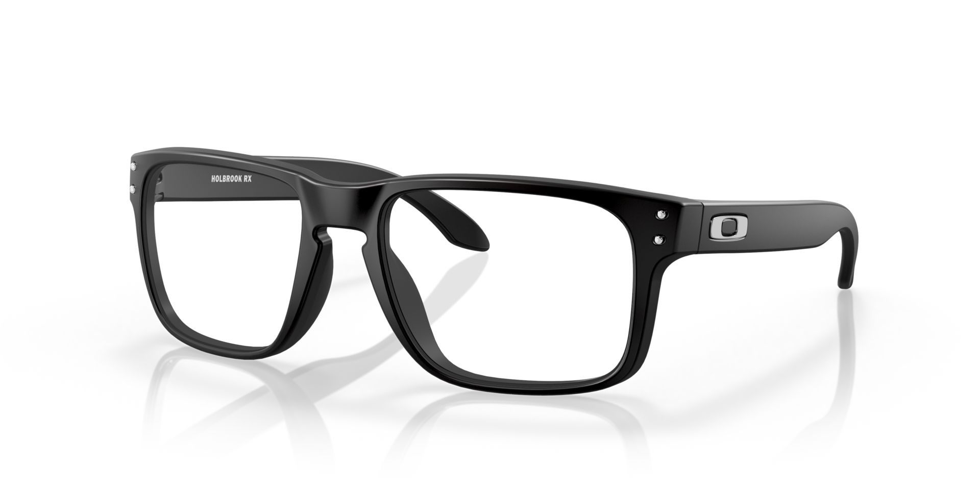 Holbrook™ Schwarz satiniert KunststoffSunglass Frames von B24, Dreiviertelansicht