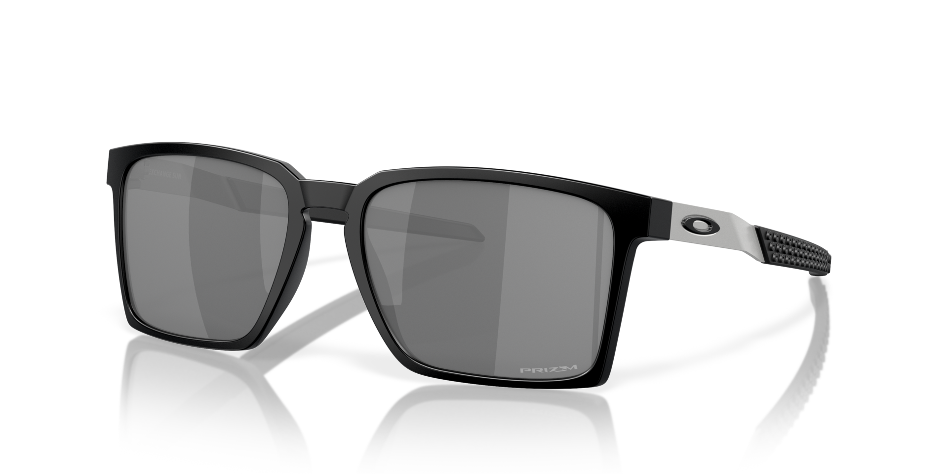 Exchange Sun Schwarz satiniert KunststoffSunglass Frames von B24, Dreiviertelansicht