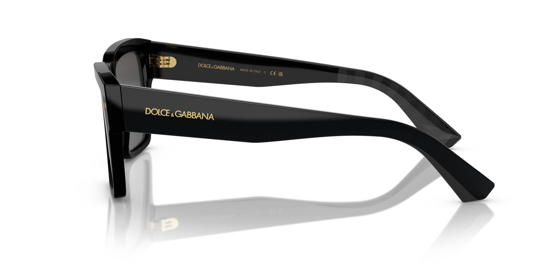 DG4431 Schwarz AcetatSunglass Frames von B24, Seitenansicht