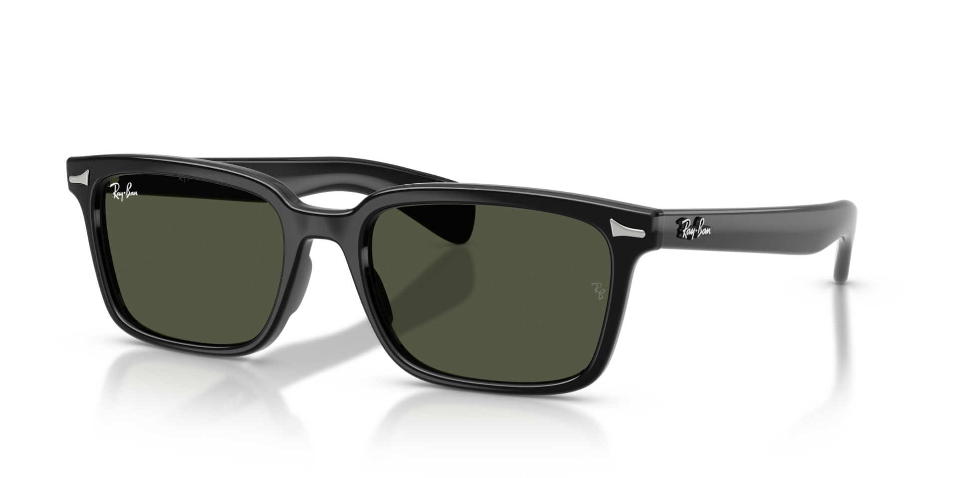 RB2234 Schwarz KunststoffSunglass Frames von B24, Dreiviertelansicht